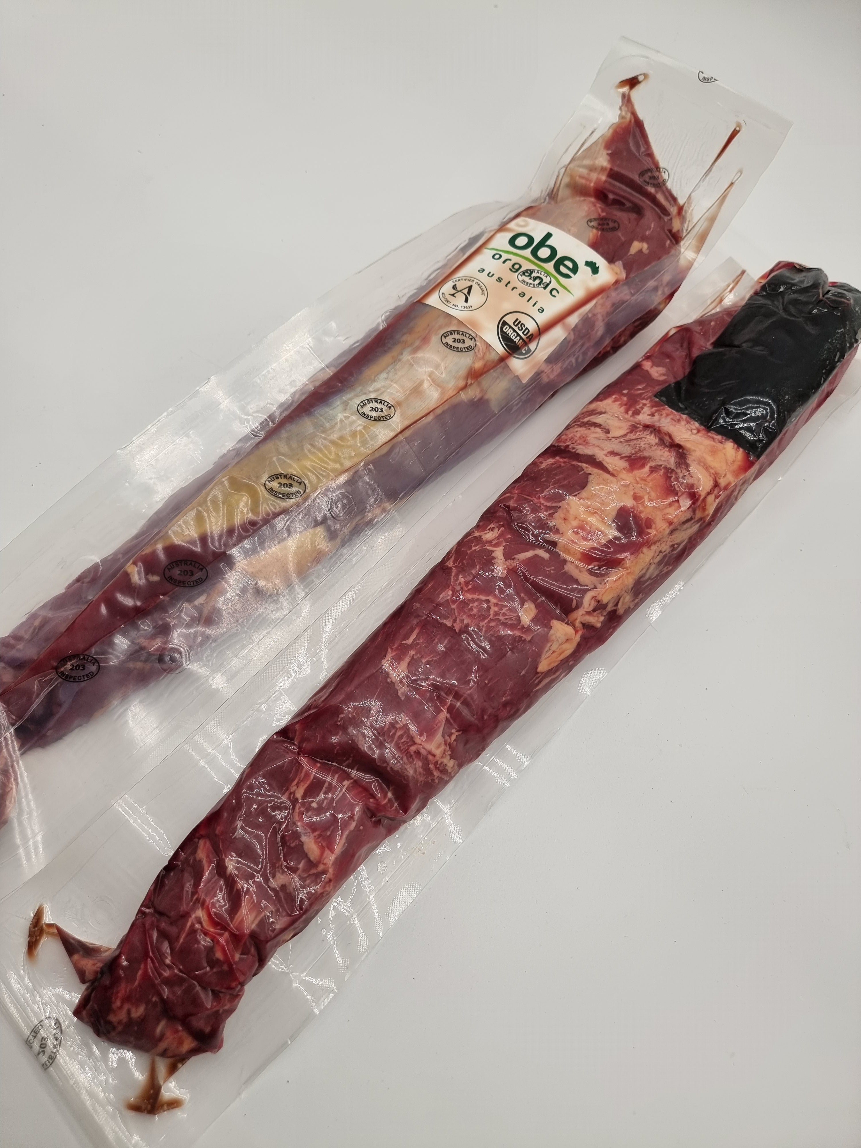 OBE Organic 100% Grass-Fed and Finished - Eye Fillet - $73/kg