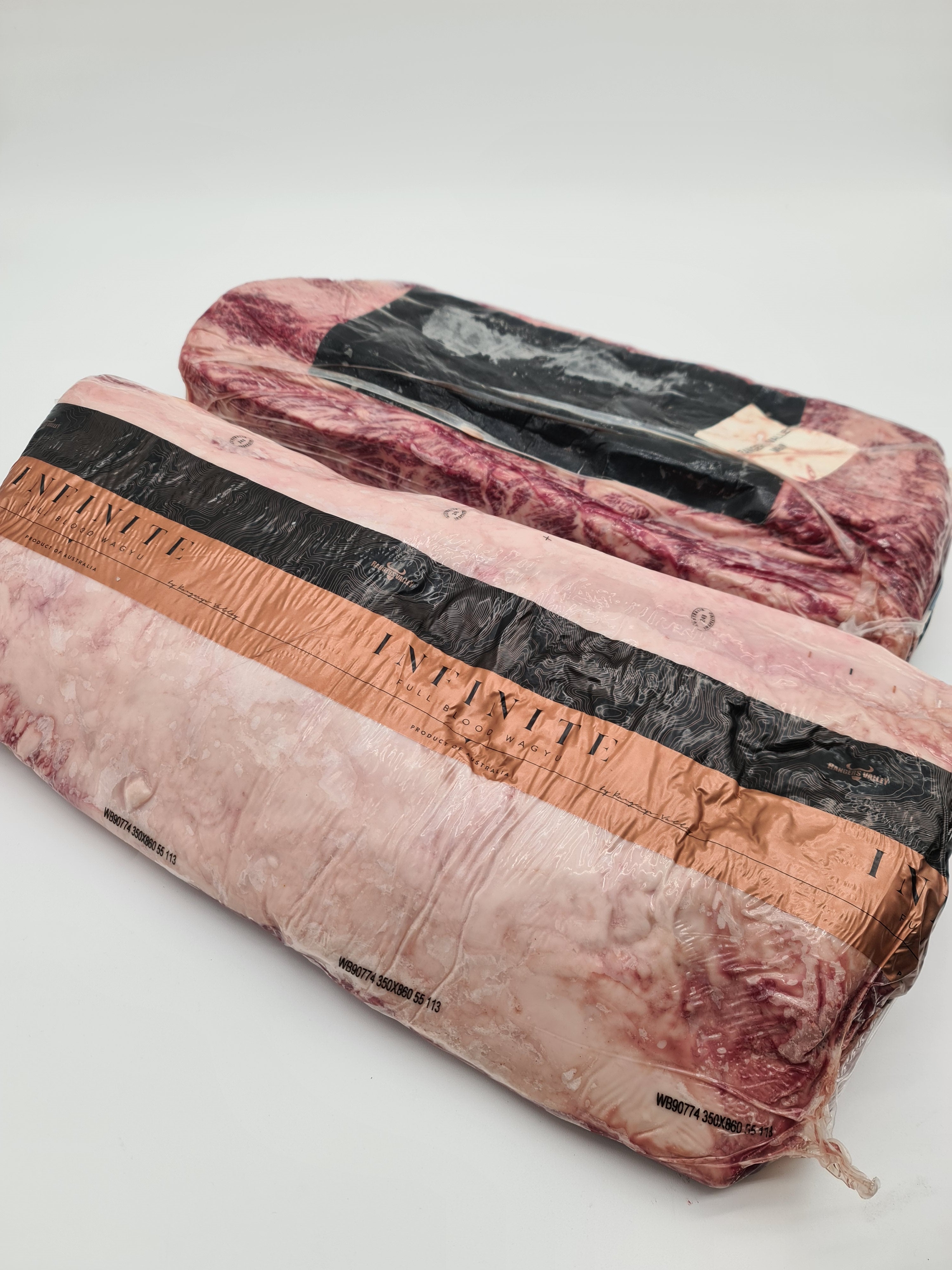 Ranger's Valley Infinite Full Blood Wagyu Porterhouse Striploin MB9+ $99/kg *Special*