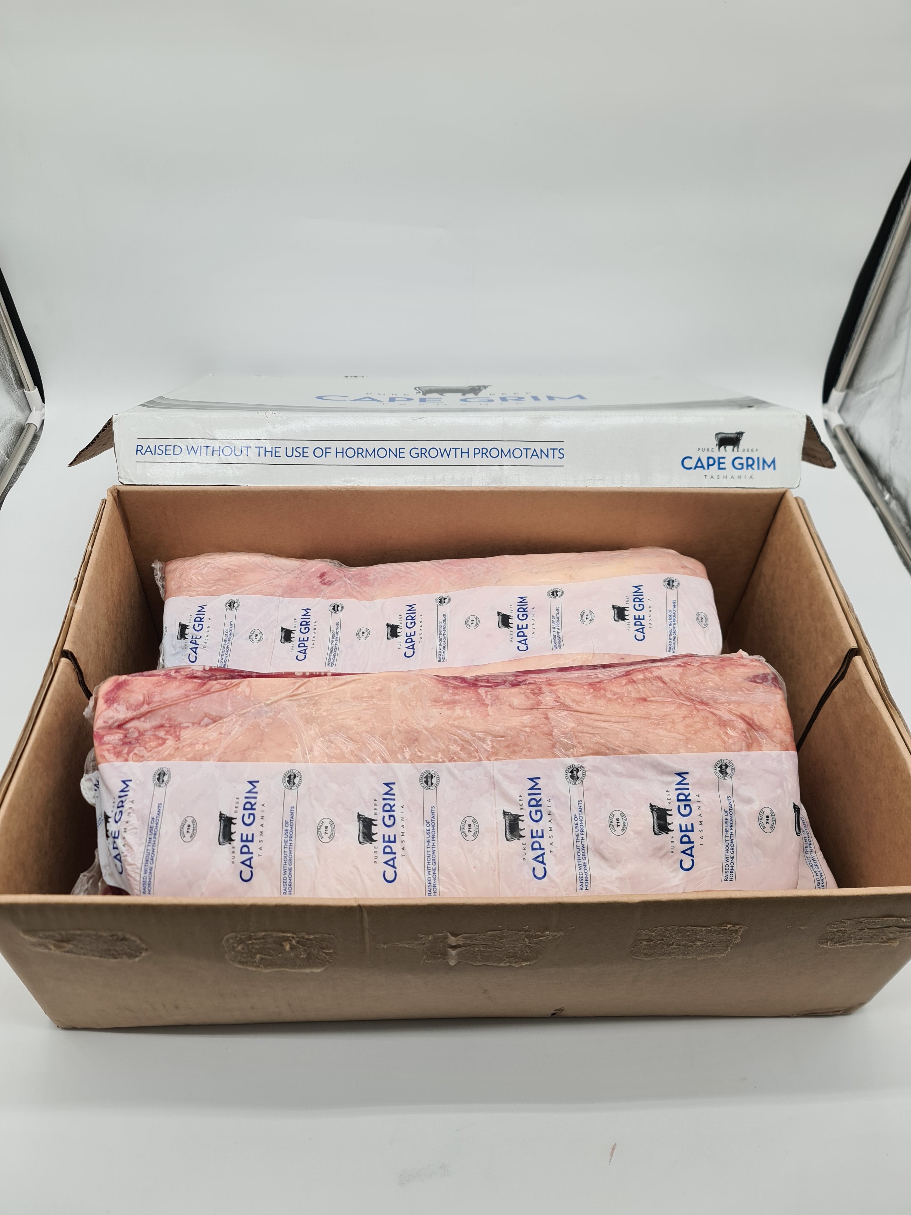 Cape Grim Porterhouse Striploin MB4 – 100% Grass-Fed, Premium Tasmanian Beef $58/kg