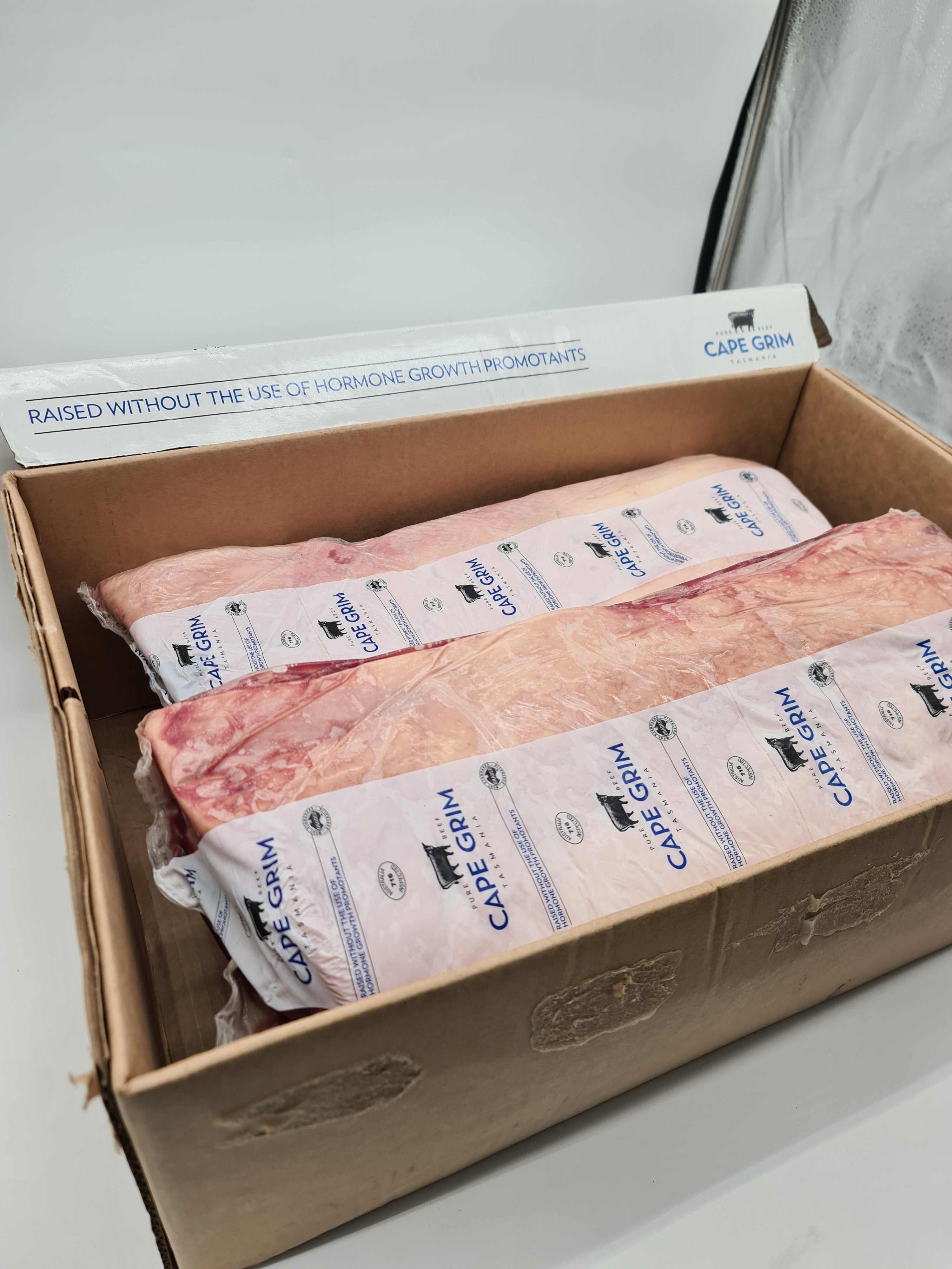Cape Grim Porterhouse Striploin MB4 – 100% Grass-Fed, Premium Tasmanian Beef $58/kg