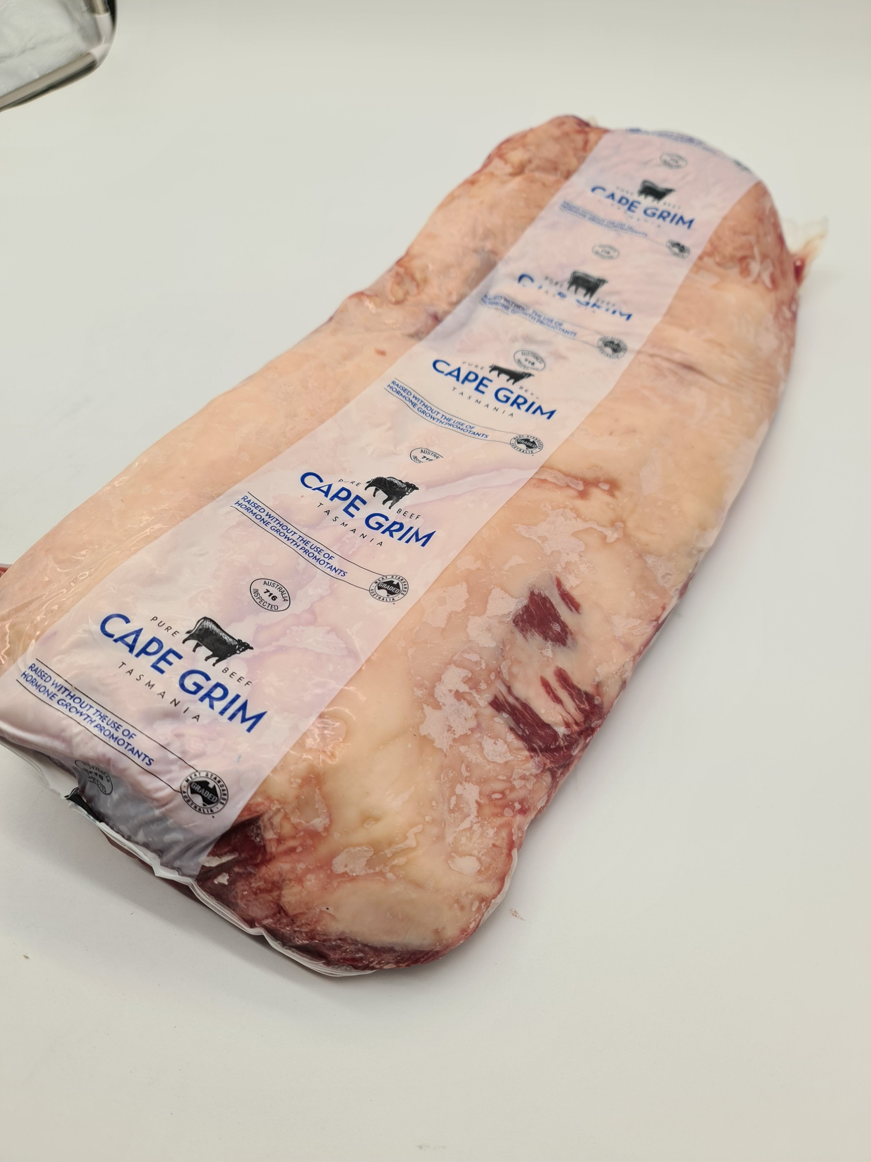 Cape Grim Porterhouse Striploin MB4 – 100% Grass-Fed, Premium Tasmanian Beef $58/kg