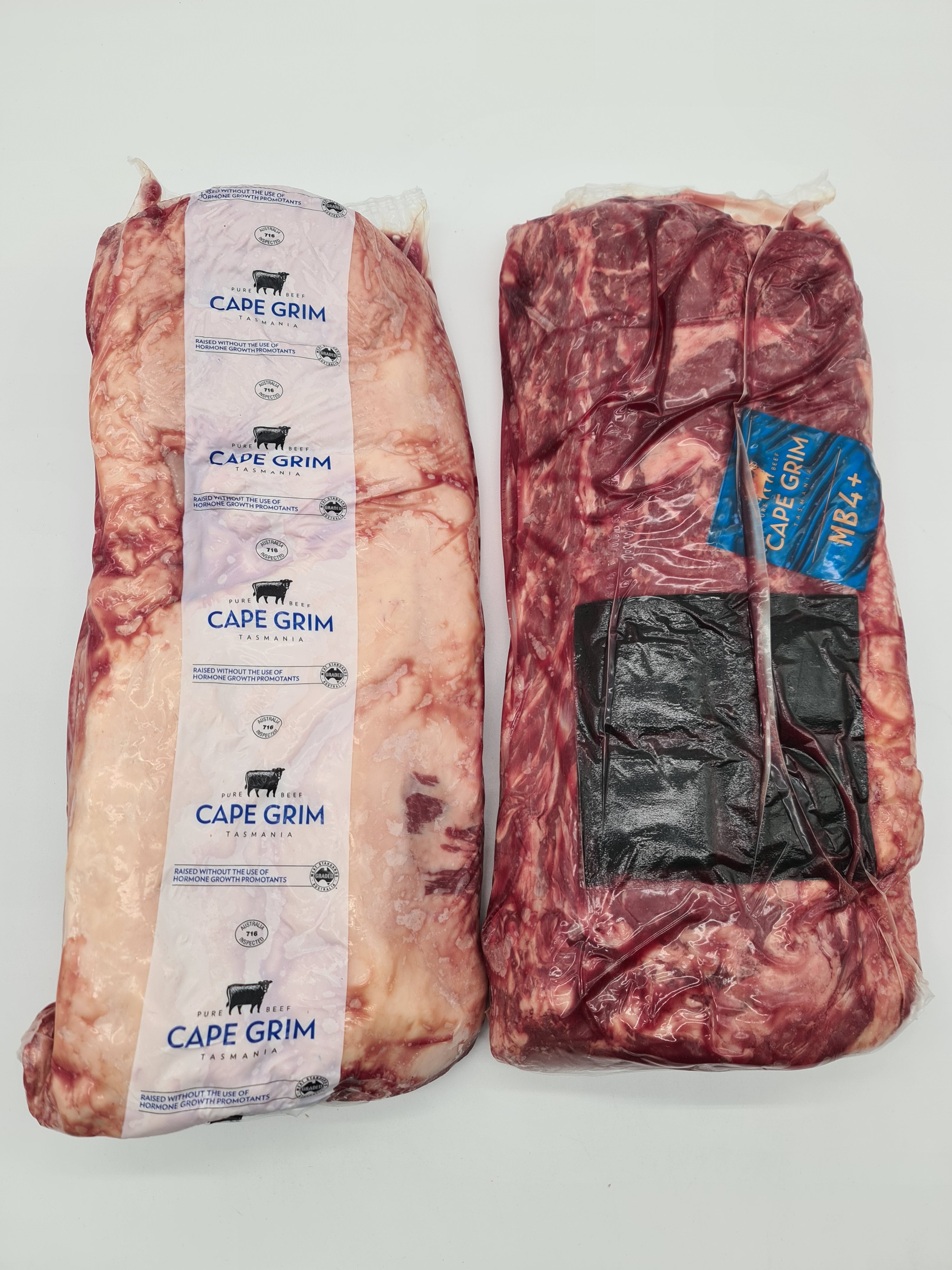 Cape Grim Porterhouse Striploin MB4 – 100% Grass-Fed, Premium Tasmanian Beef $58/kg