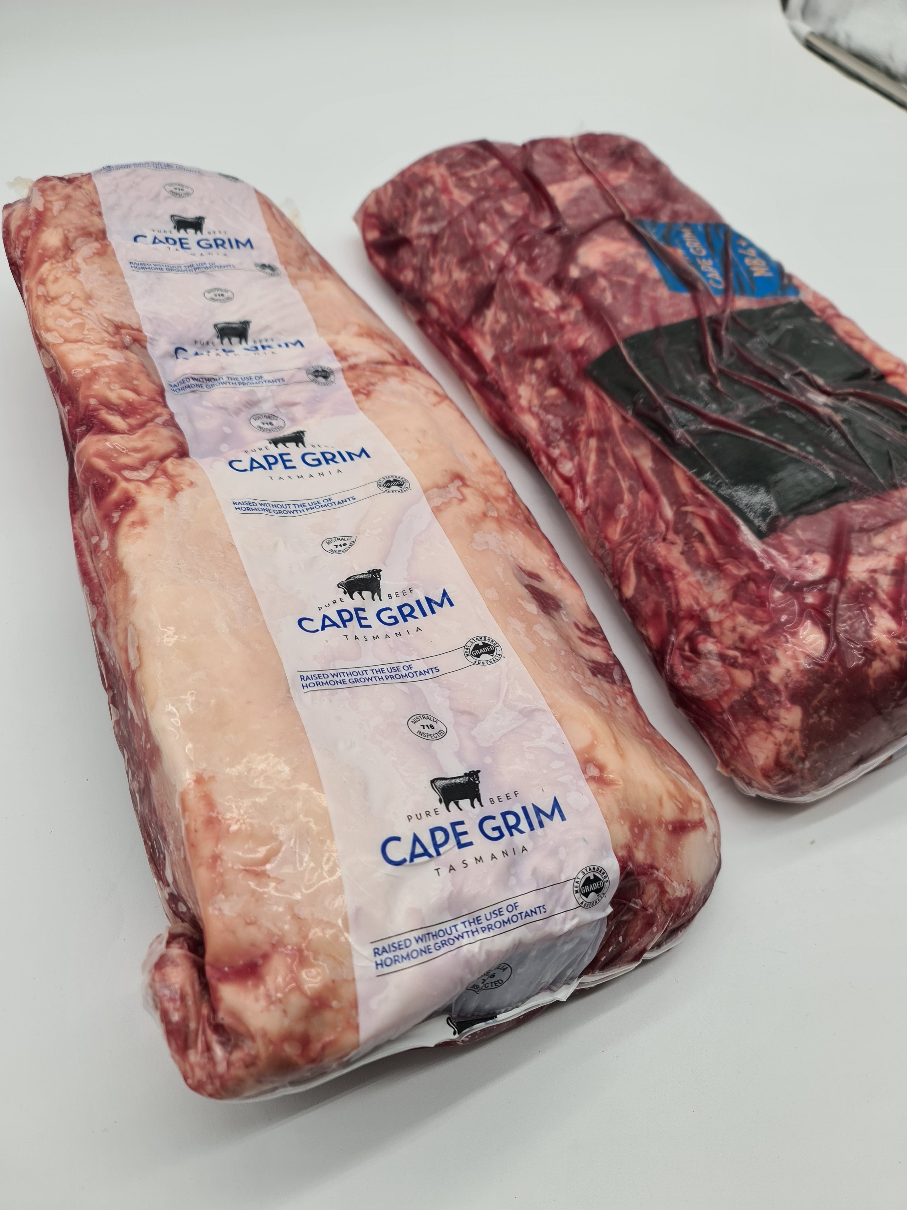 Cape Grim Porterhouse Striploin MB4 – 100% Grass-Fed, Premium Tasmanian Beef $58/kg