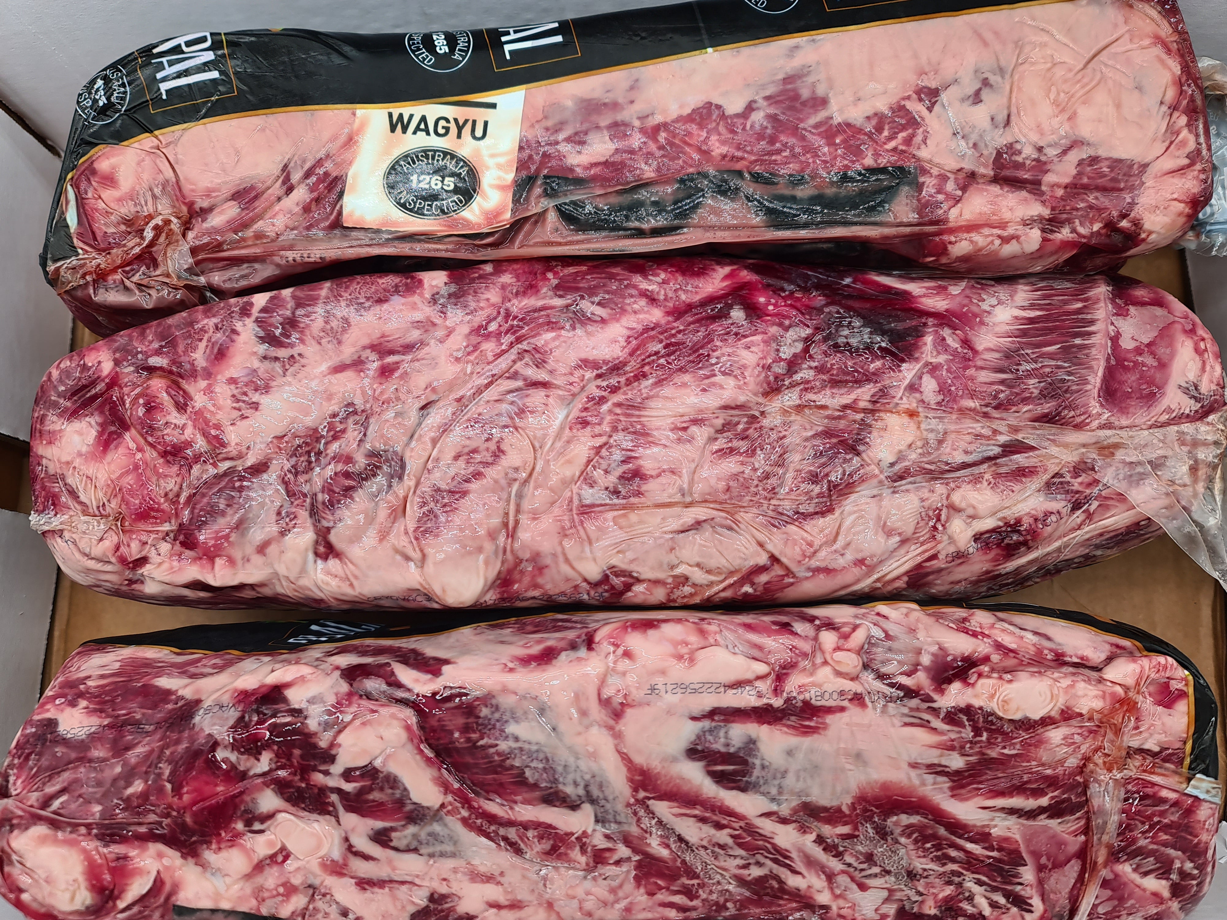 Black Opal Grain Fed F1 Wagyu MB4-5 Scotch Cube Roll $79/KG
