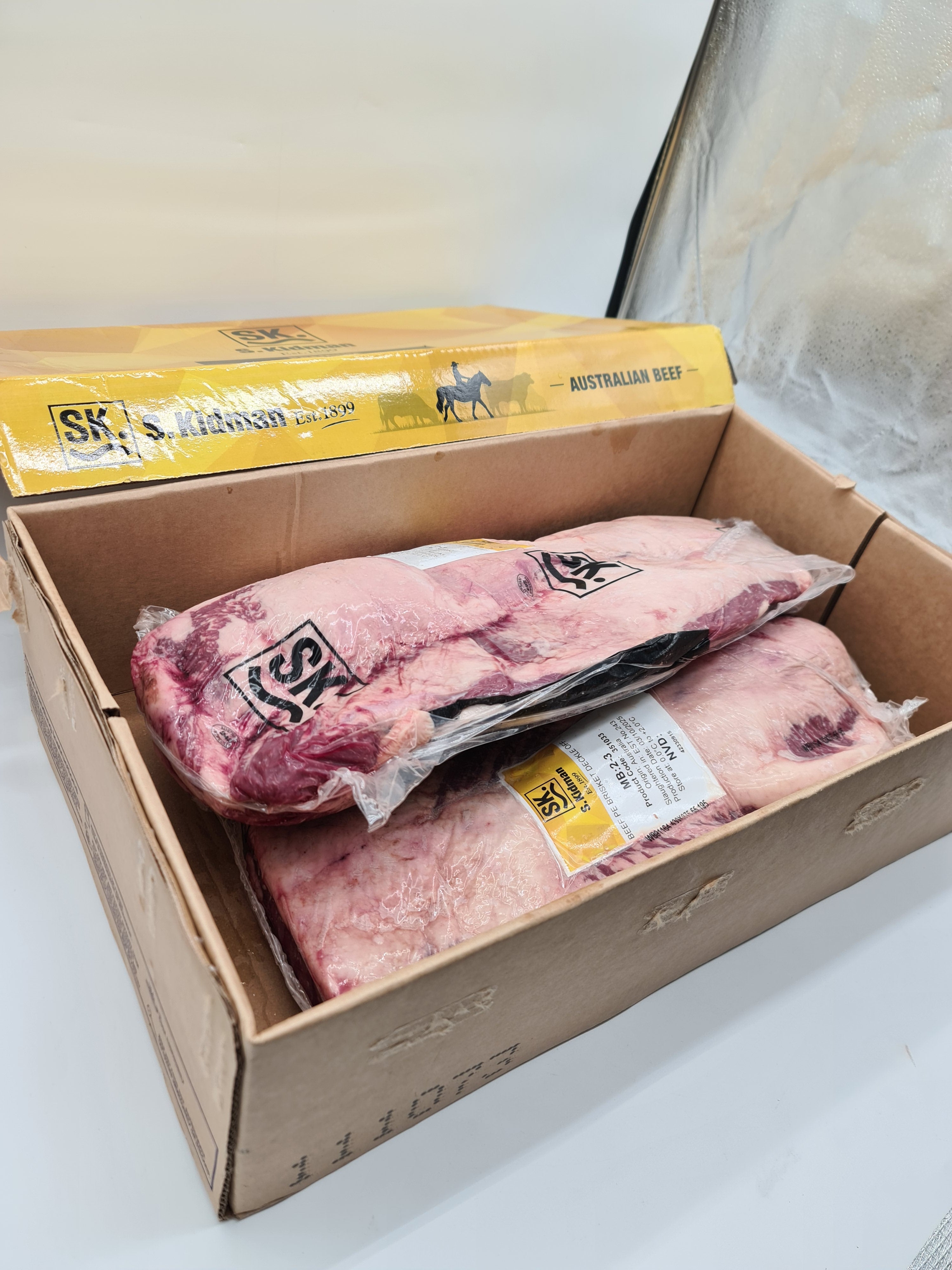 S.Kidman F1 Wagyu MB2-3 P/E Brisket (Deckle-off) $26/kg *SPECIAL*