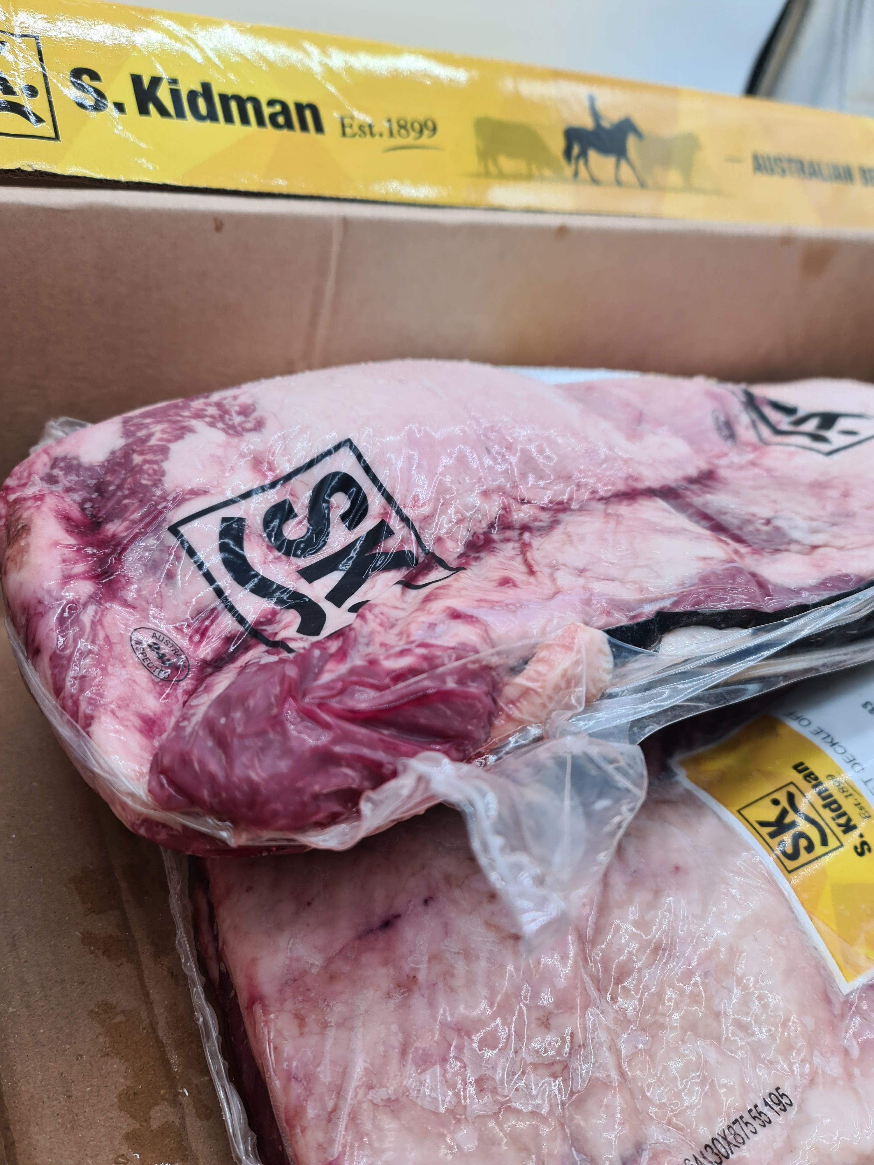 S.Kidman F1 Wagyu MB2-3 P/E Brisket (Deckle-off) $26/kg *SPECIAL*
