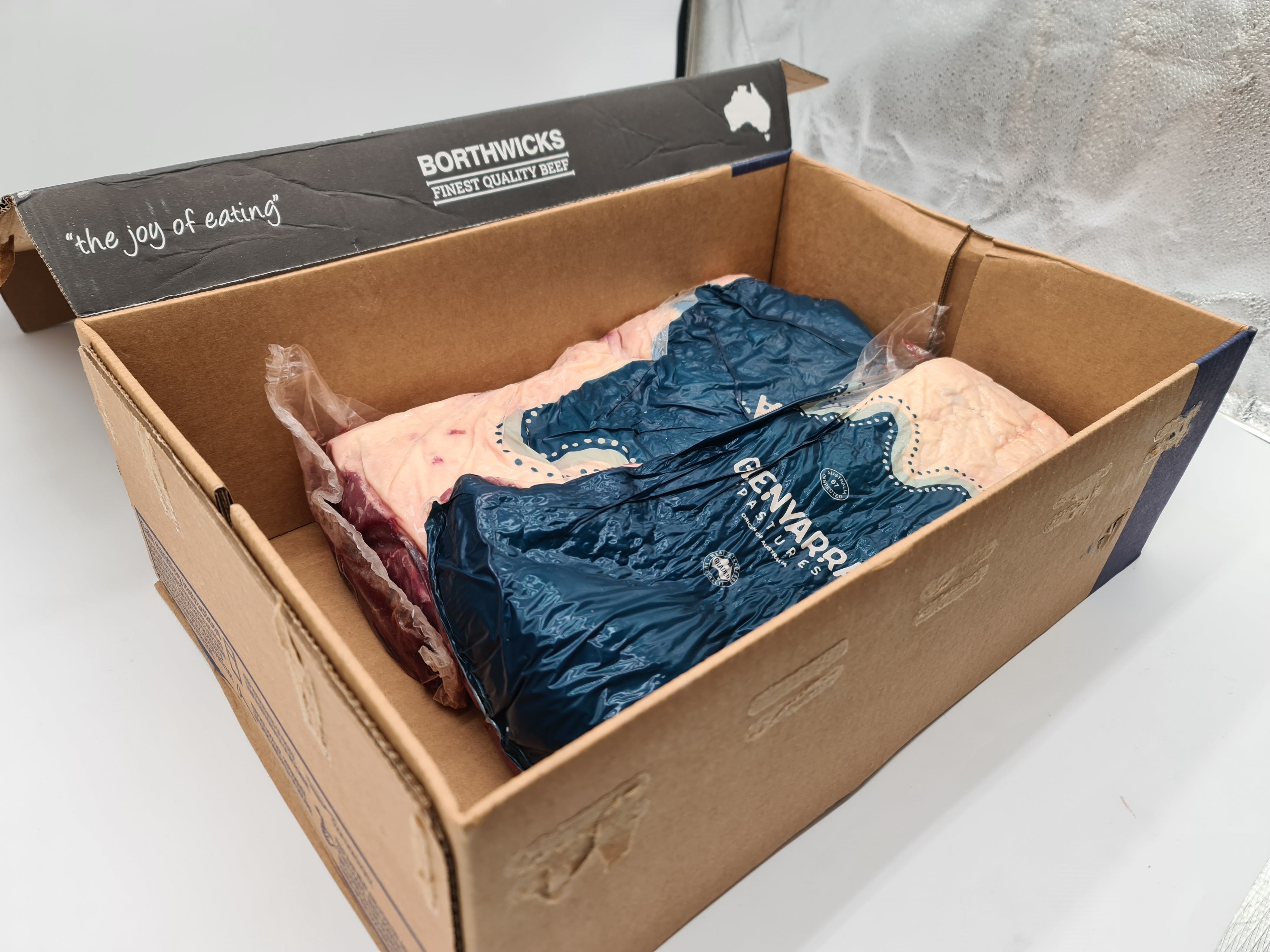 Borthwicks Finest Quality Beef Striploin (Porterhouse) $31/kg