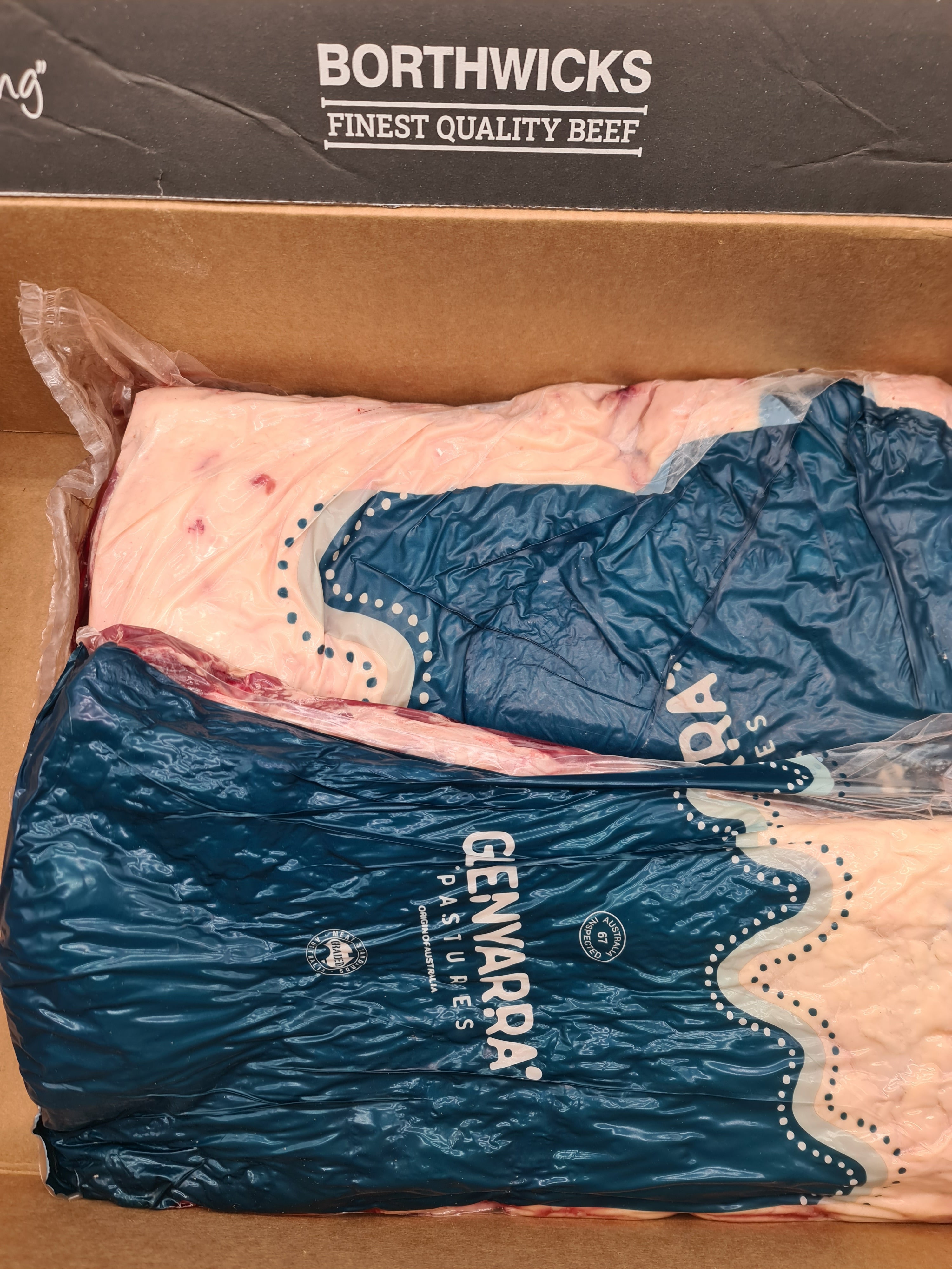 Borthwicks Finest Quality Beef Striploin (Porterhouse) $31/kg