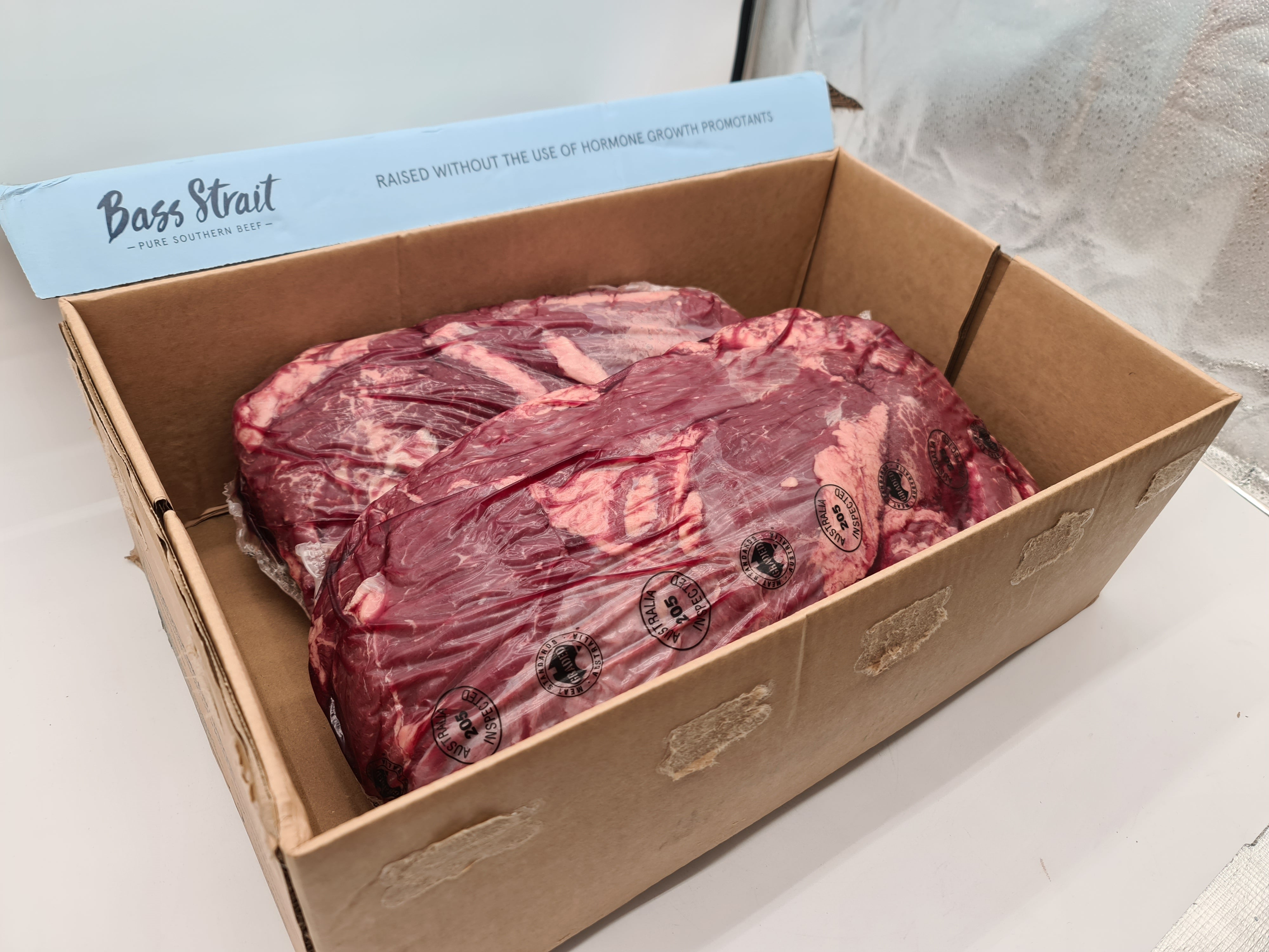 Bass Strait Chuck Roll (Grass-fed) $21/kg