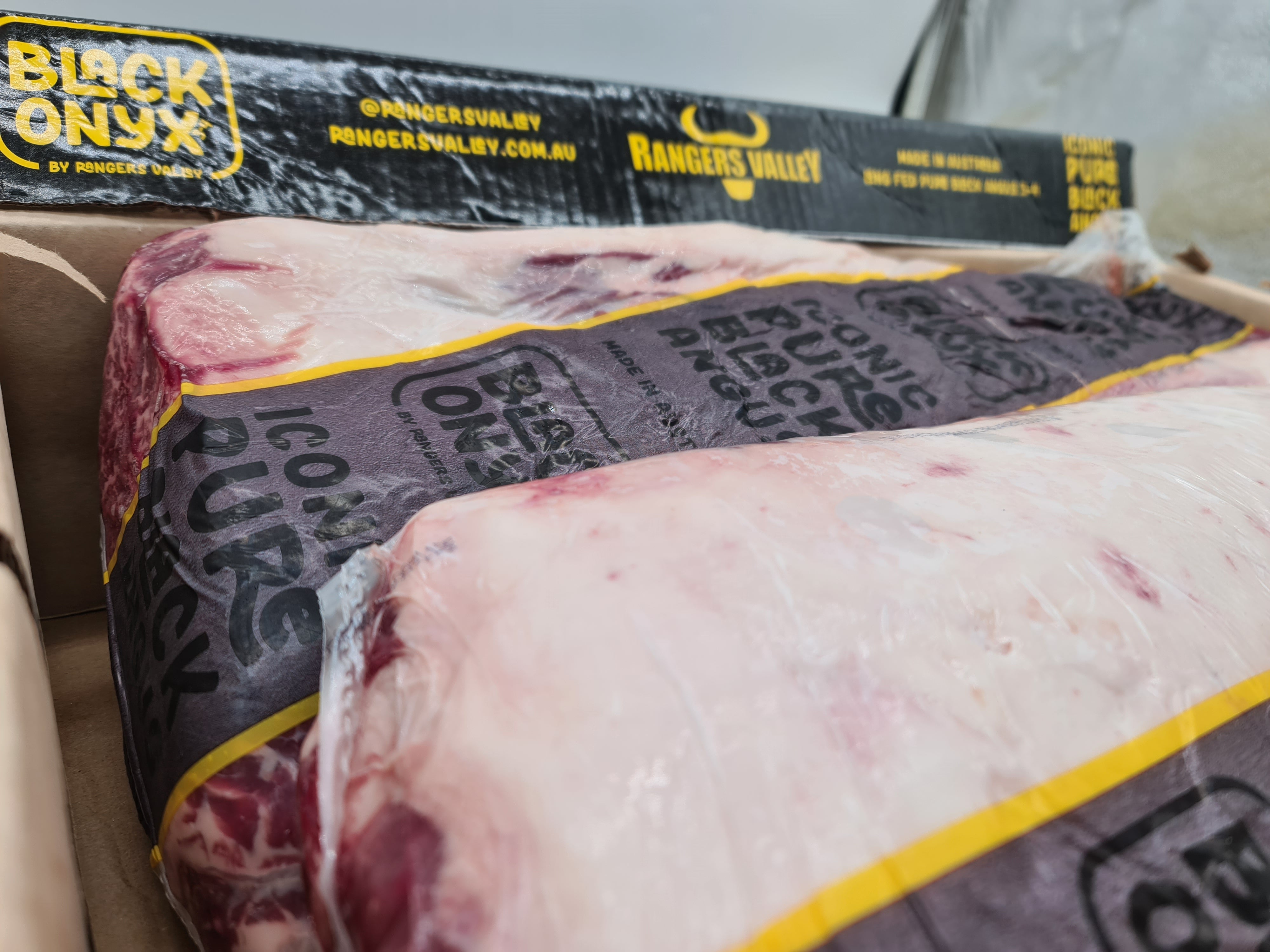 Ranger's Valley Black Onyx Porterhouse Striploin MB3+ $77/kg