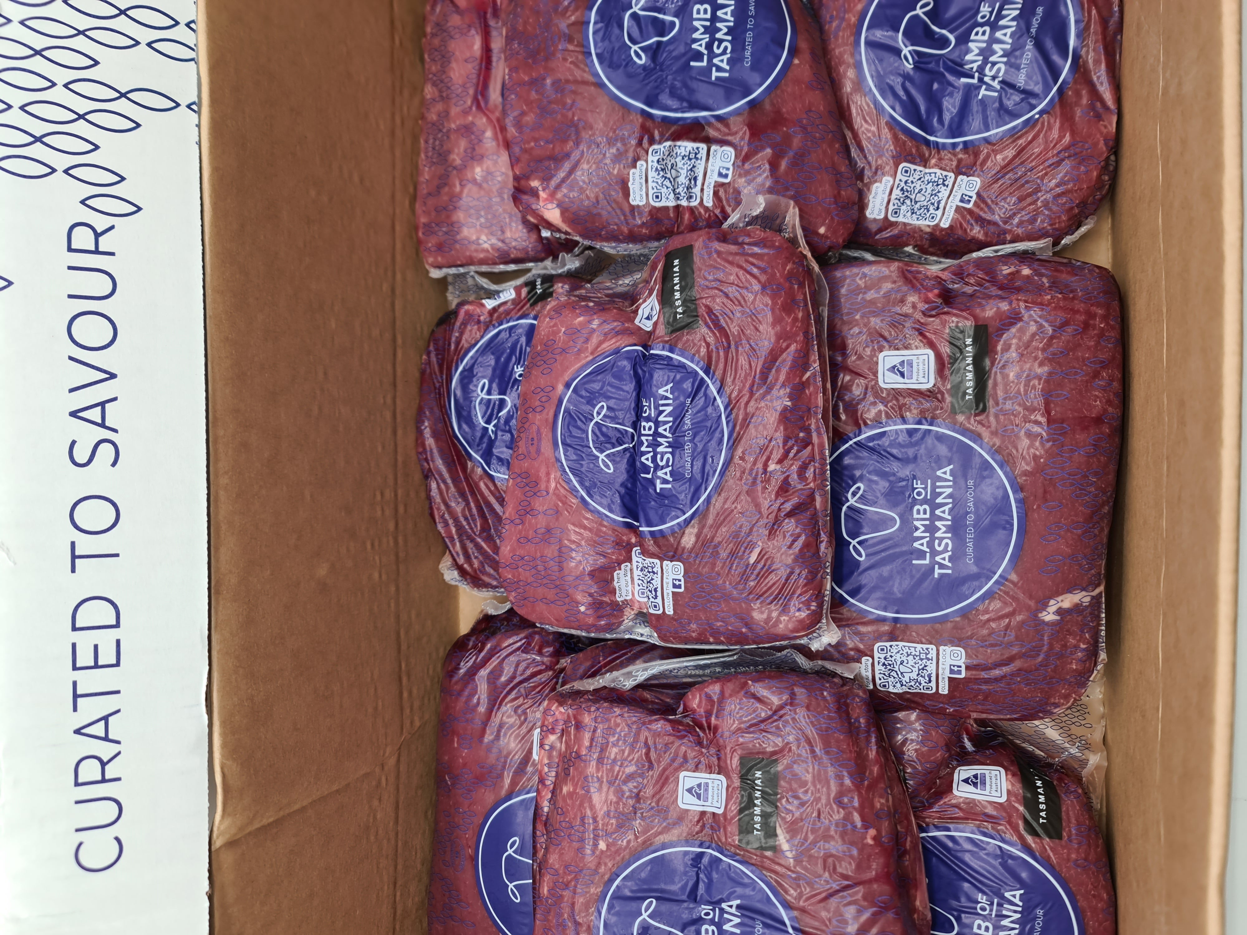 Lamb of Tasmania Eye of Short Loin Backstrap $50/kg (Was $61/kg) *SPECIAL*