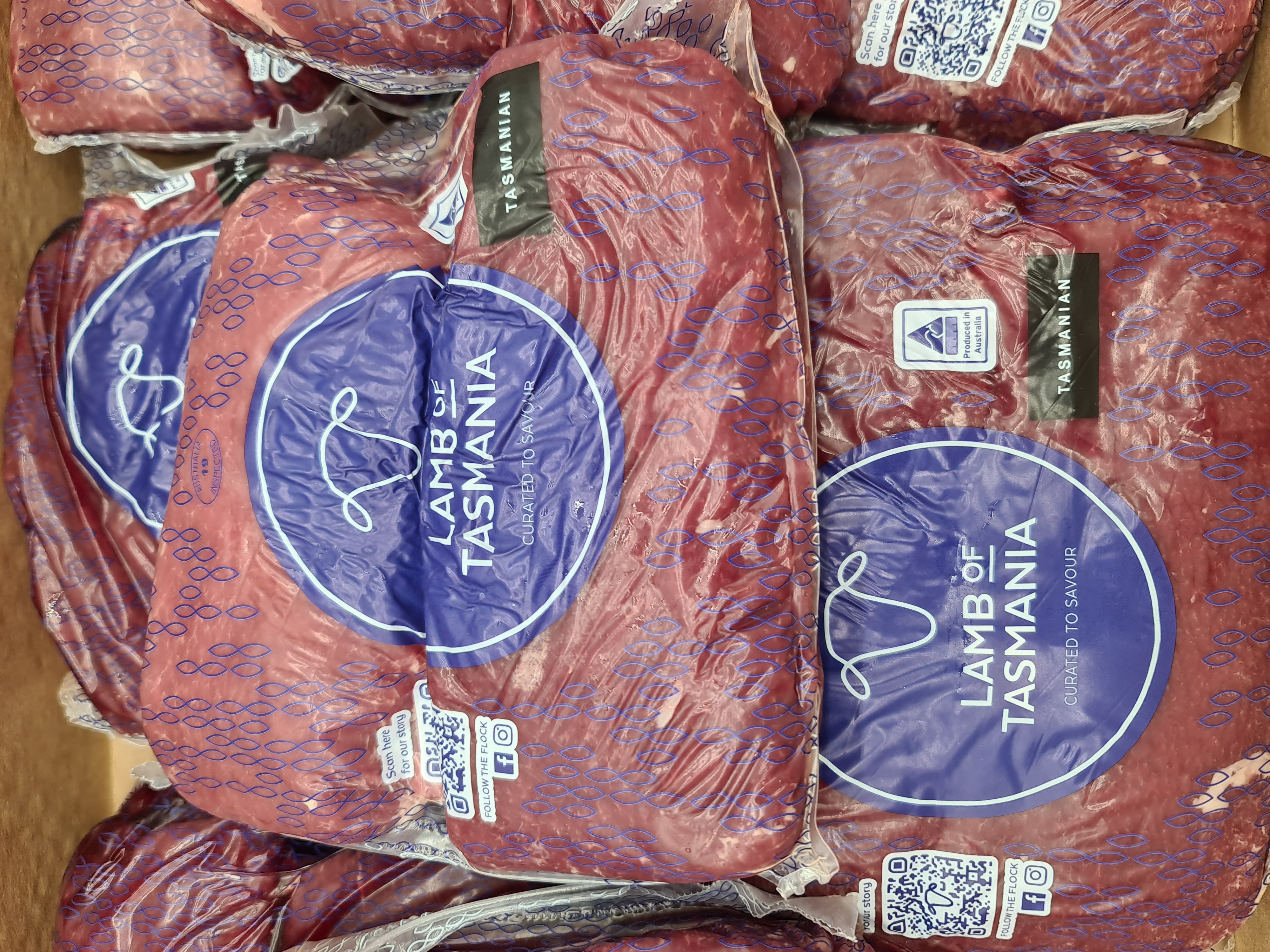 Lamb of Tasmania Eye of Short Loin Backstrap $50/kg (Was $61/kg) *SPECIAL*