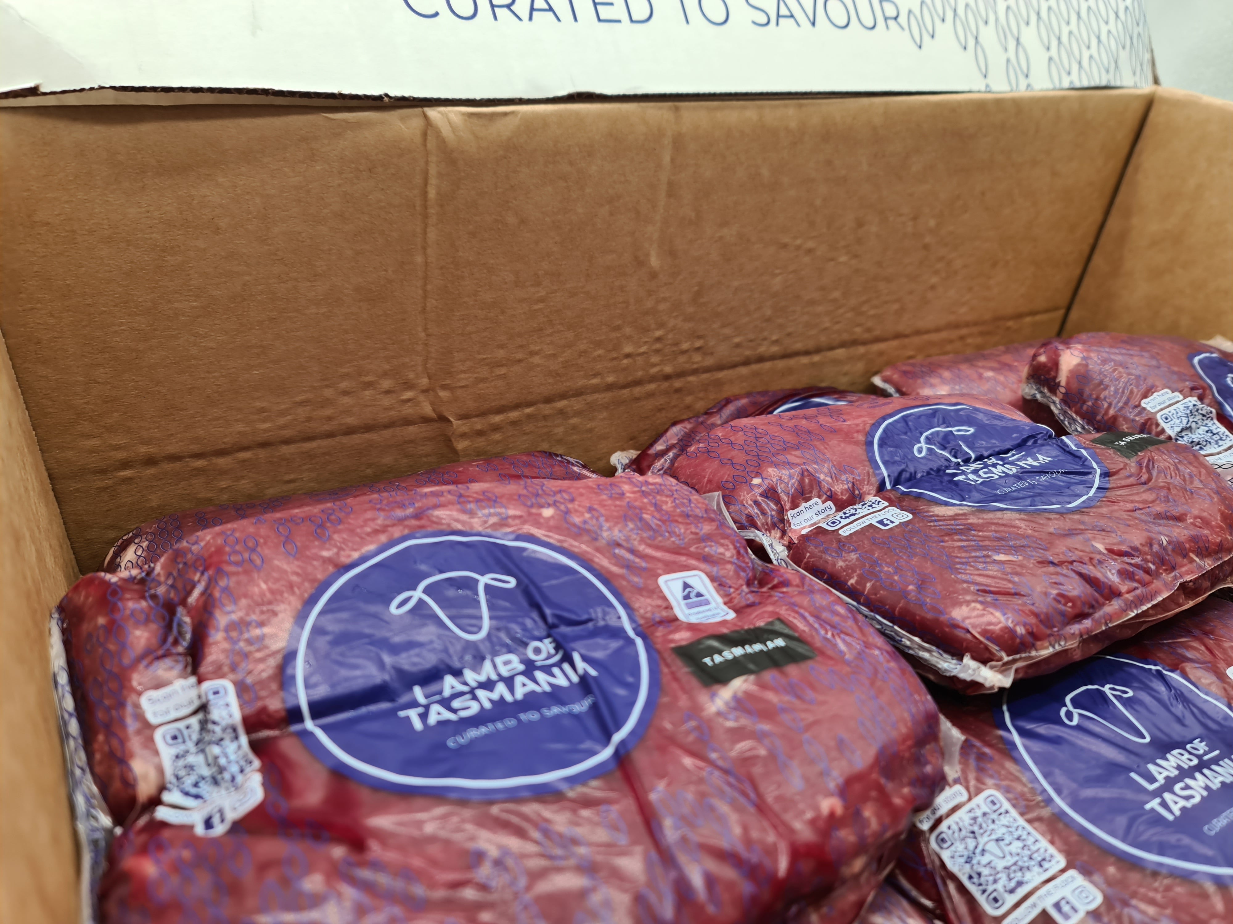 Lamb of Tasmania Eye of Short Loin Backstrap $50/kg (Was $61/kg) *SPECIAL*