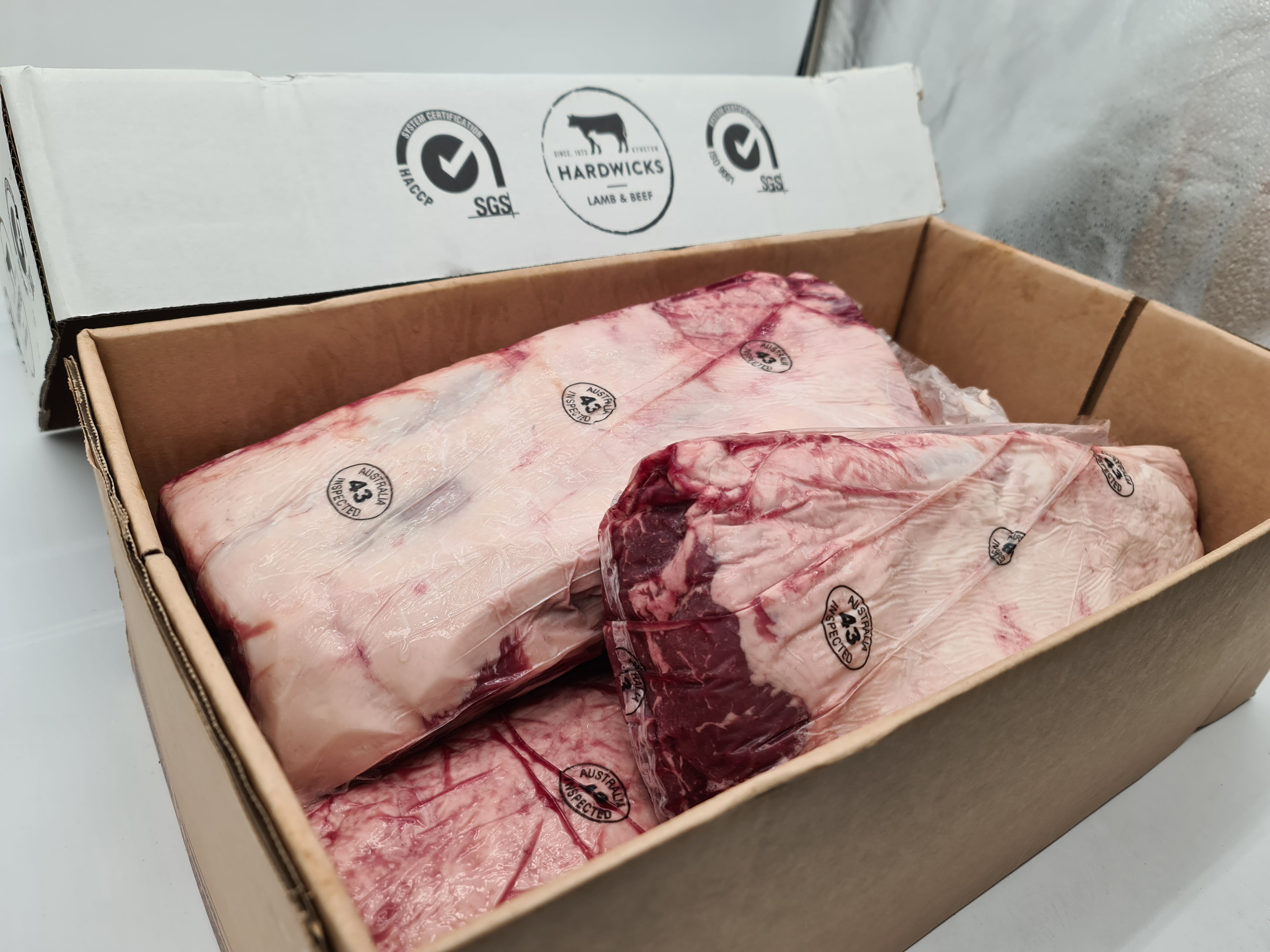 Hardwicks Striploin Porterhouse MB2+ $38/kg *Special*
