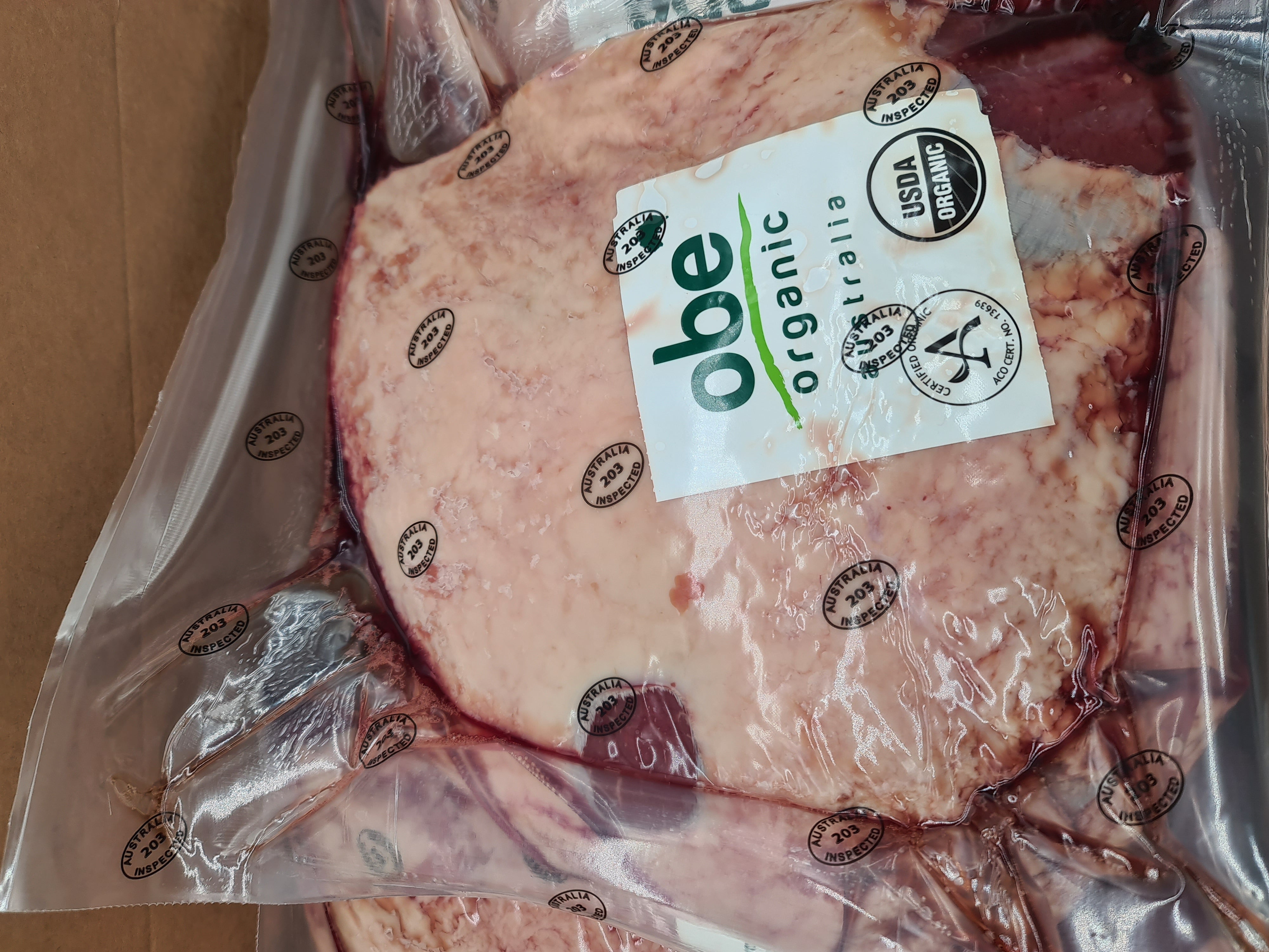 OBE Organic Organic Rump $24/kg