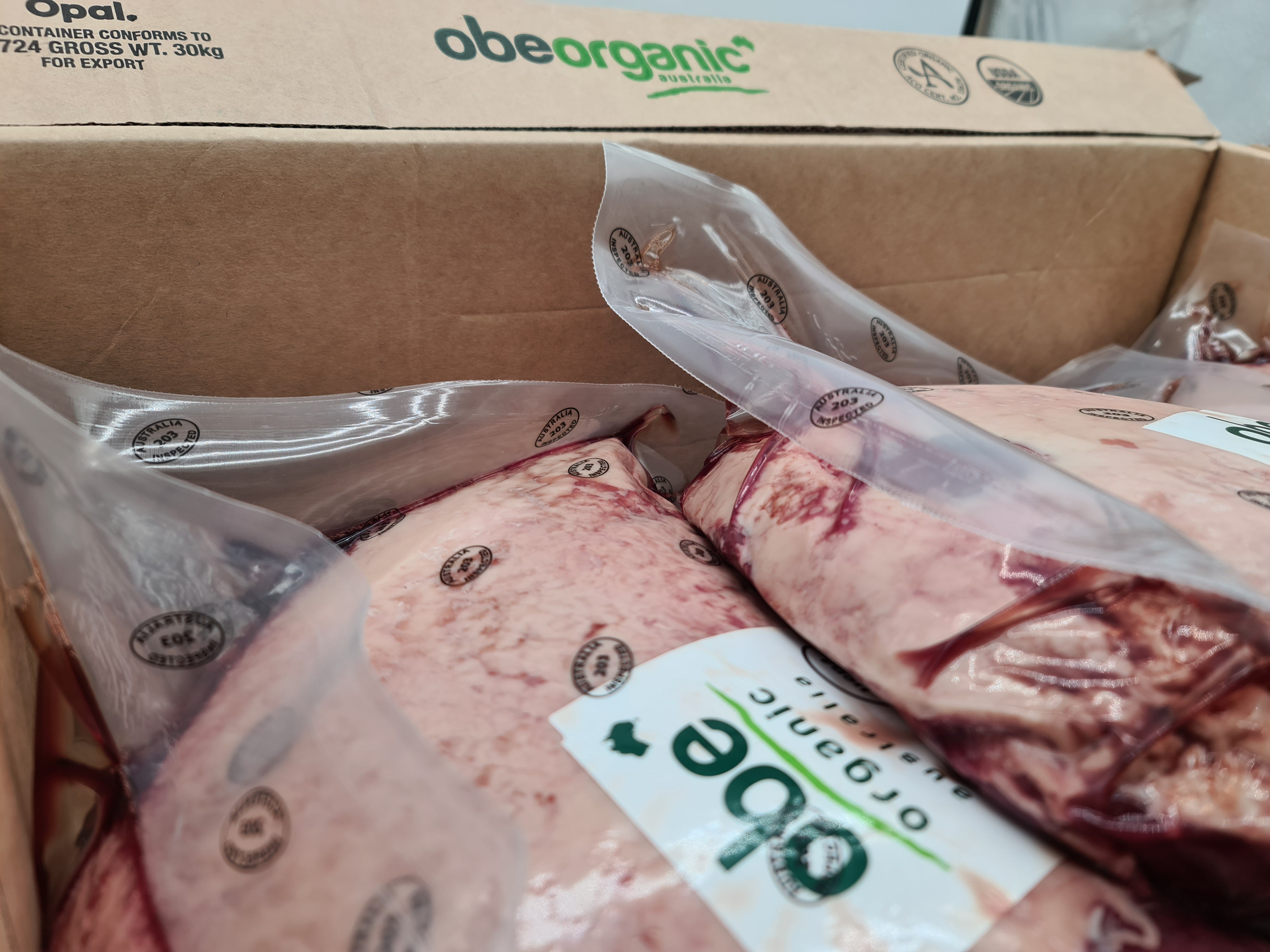 OBE Organic Organic Rump $24/kg
