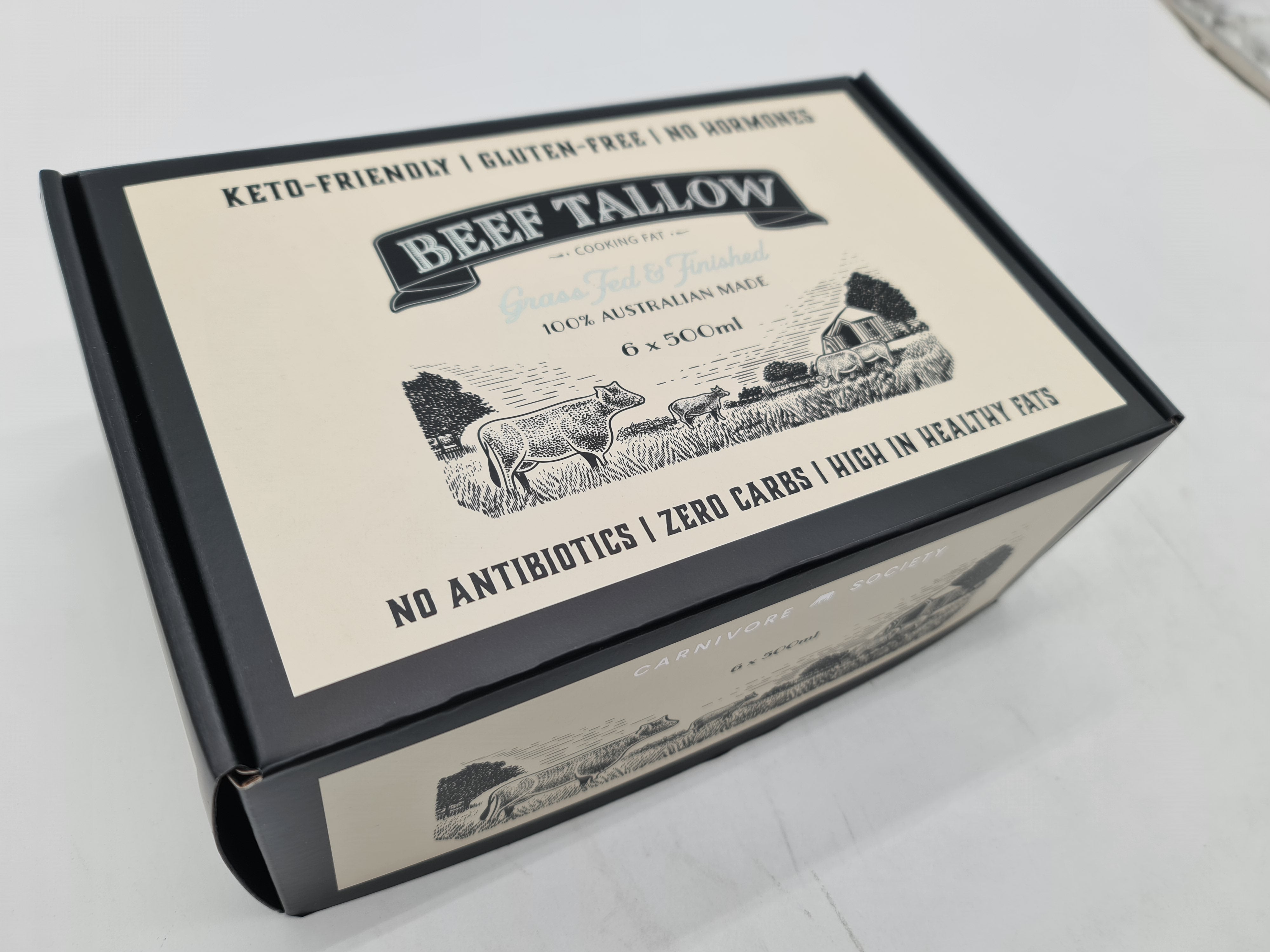 Carnivore Society Beef Tallow – 100% Grass-Fed & Finished (Hormone and Antibiotic Free)