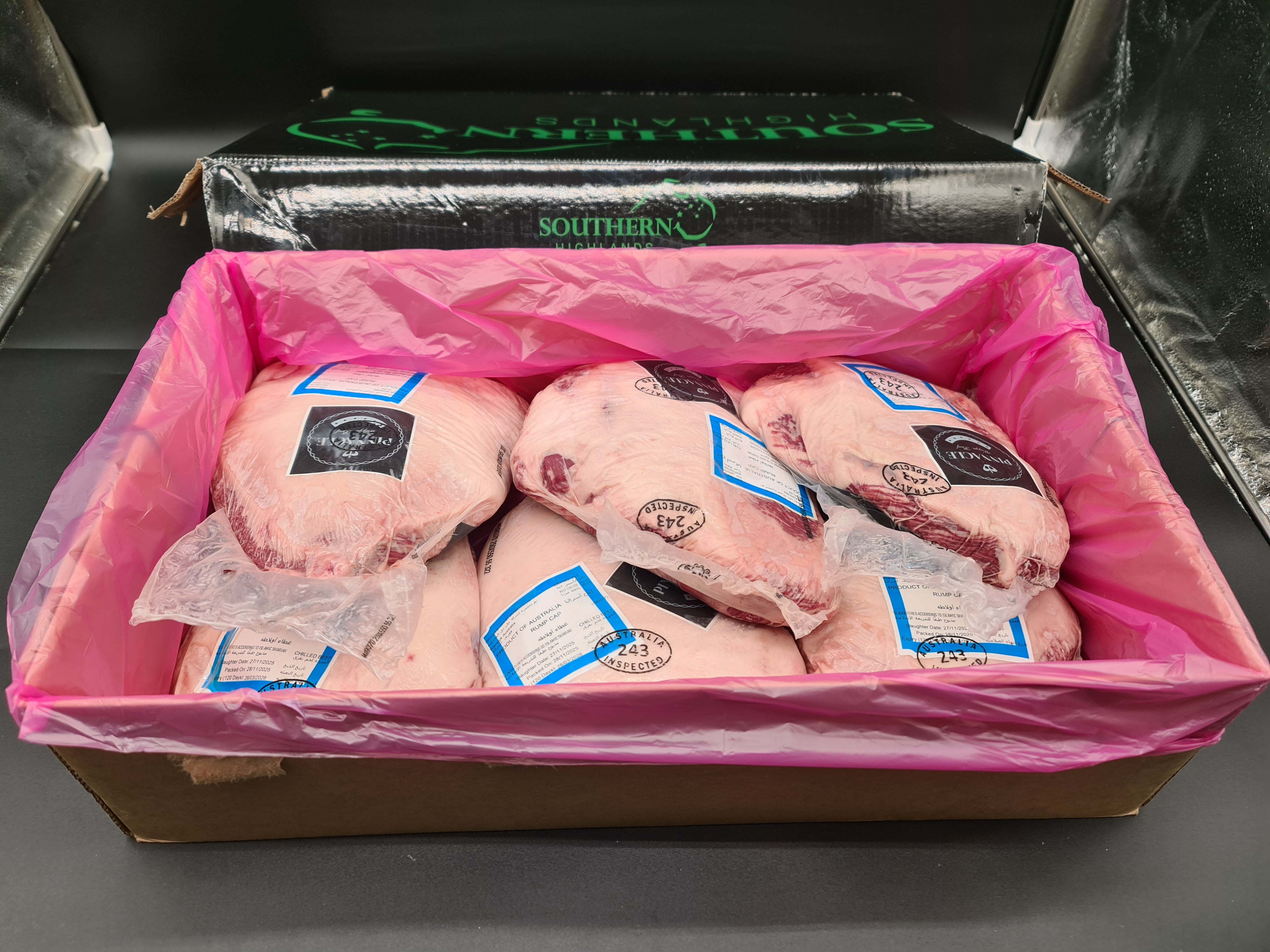 Southern Highlands Pinnacle Wagyu Grain-fed Rump Cap $95/kg