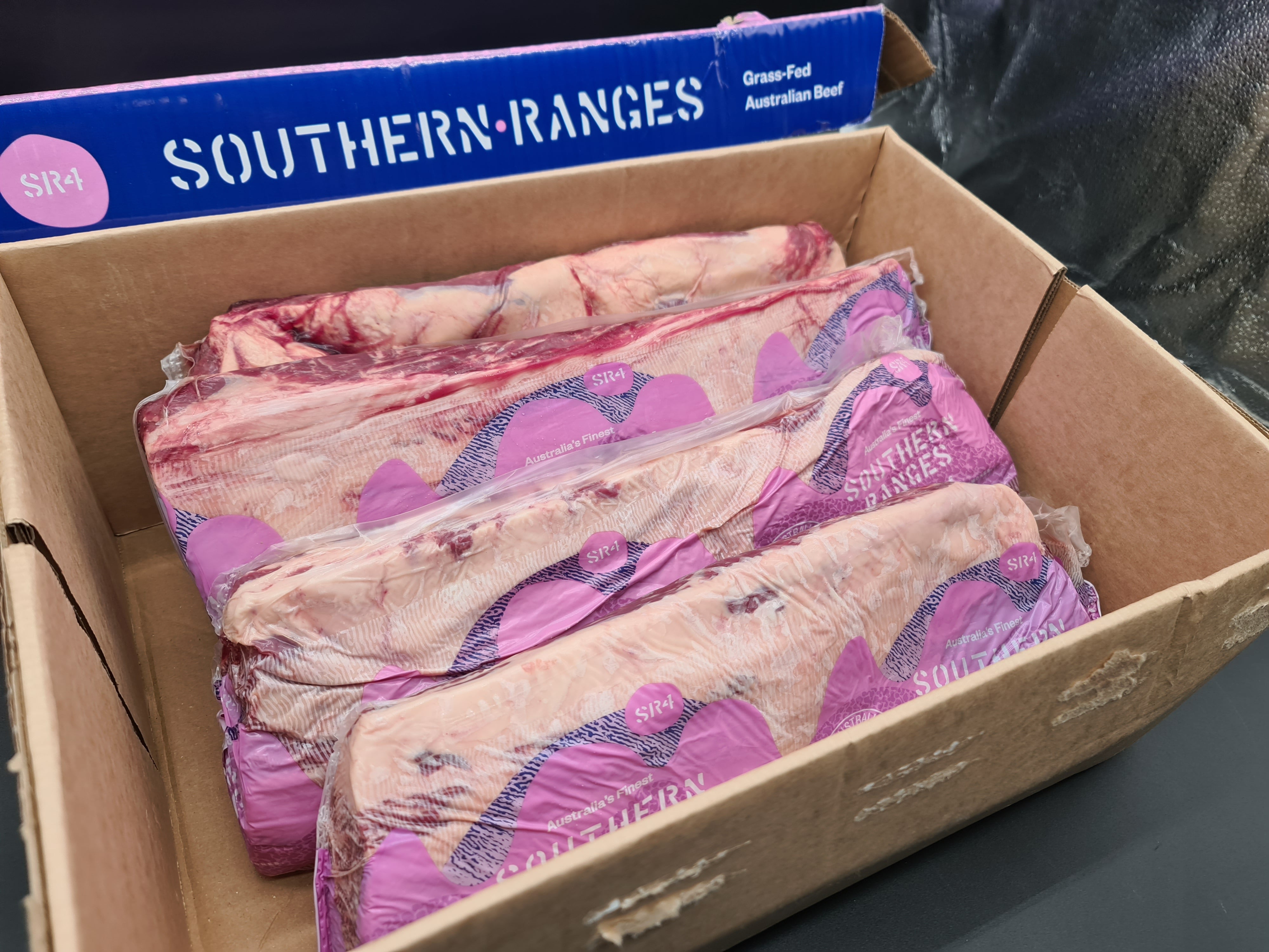 Southern Ranges Porterhouse Striploin $60/kg MB4+ (100% Grass-Fed & Finished)