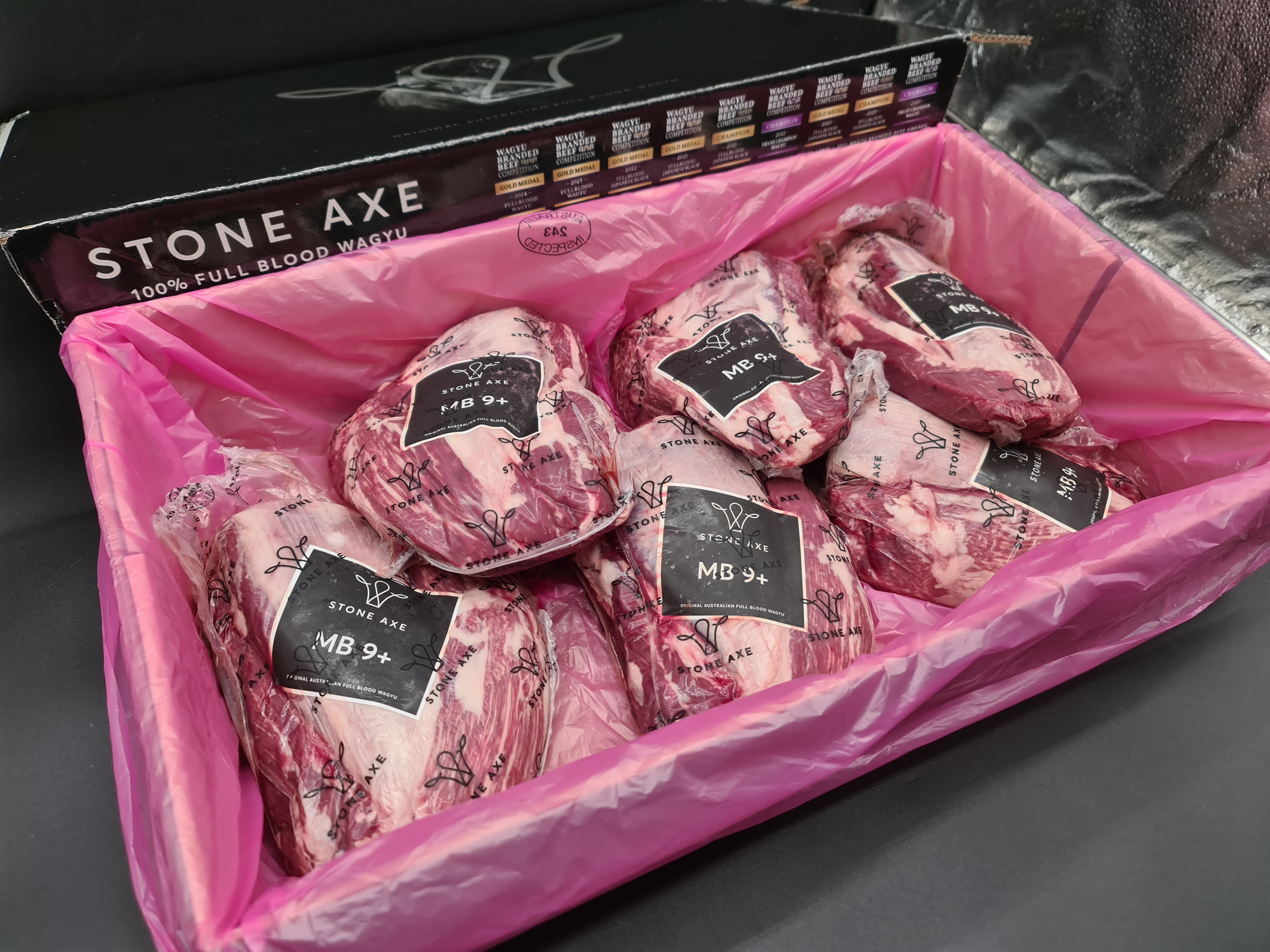 Stone Axe Butt Tenderloin MB9+ $110/kg