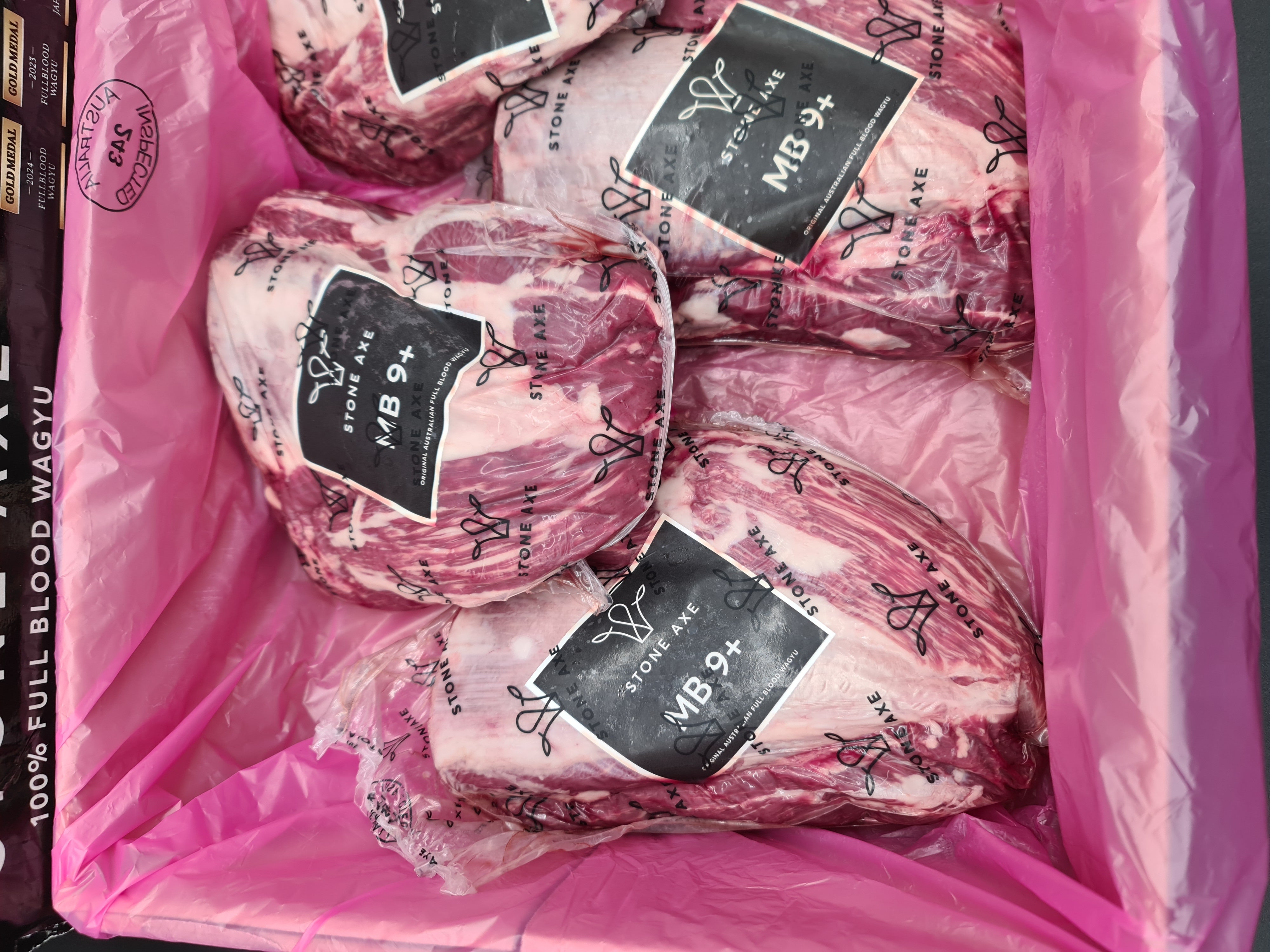 Butt Tenderloin From $110/kg – Grain-Fed MB9+ – Stone Axe