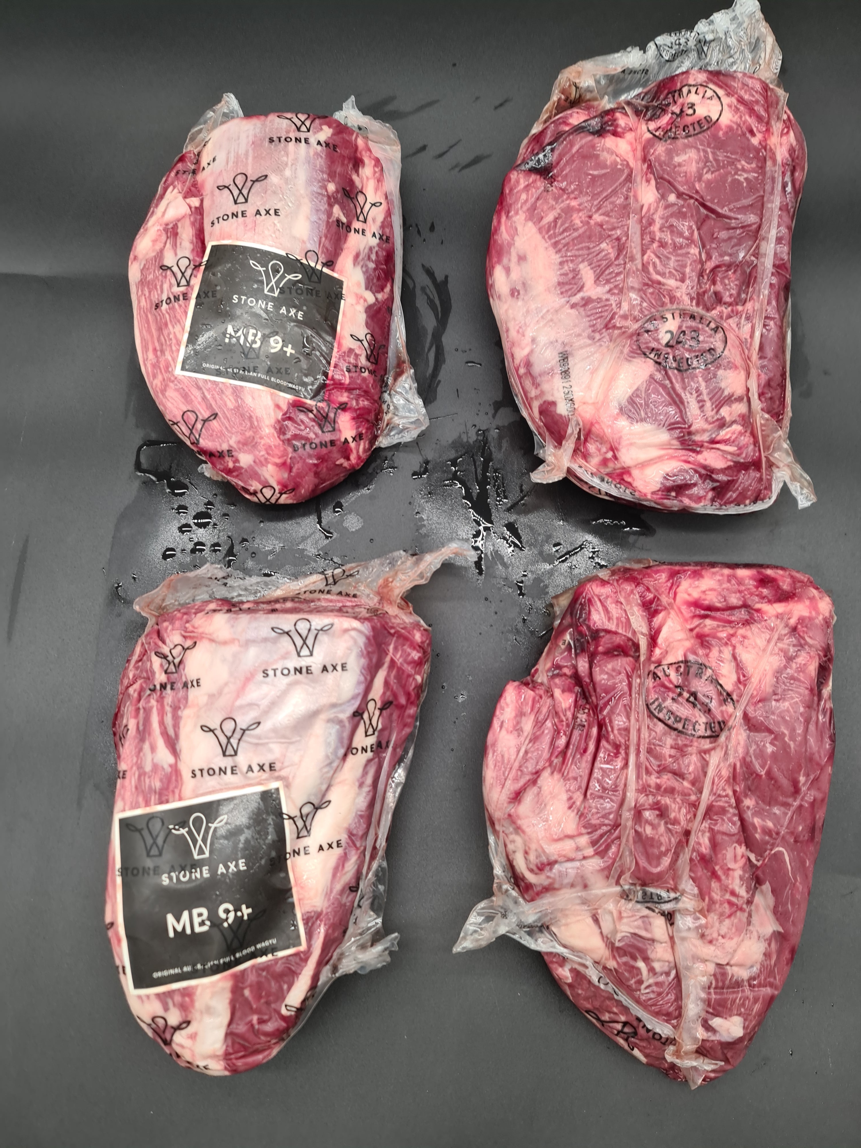Butt Tenderloin From $110/kg – Grain-Fed MB9+ – Stone Axe