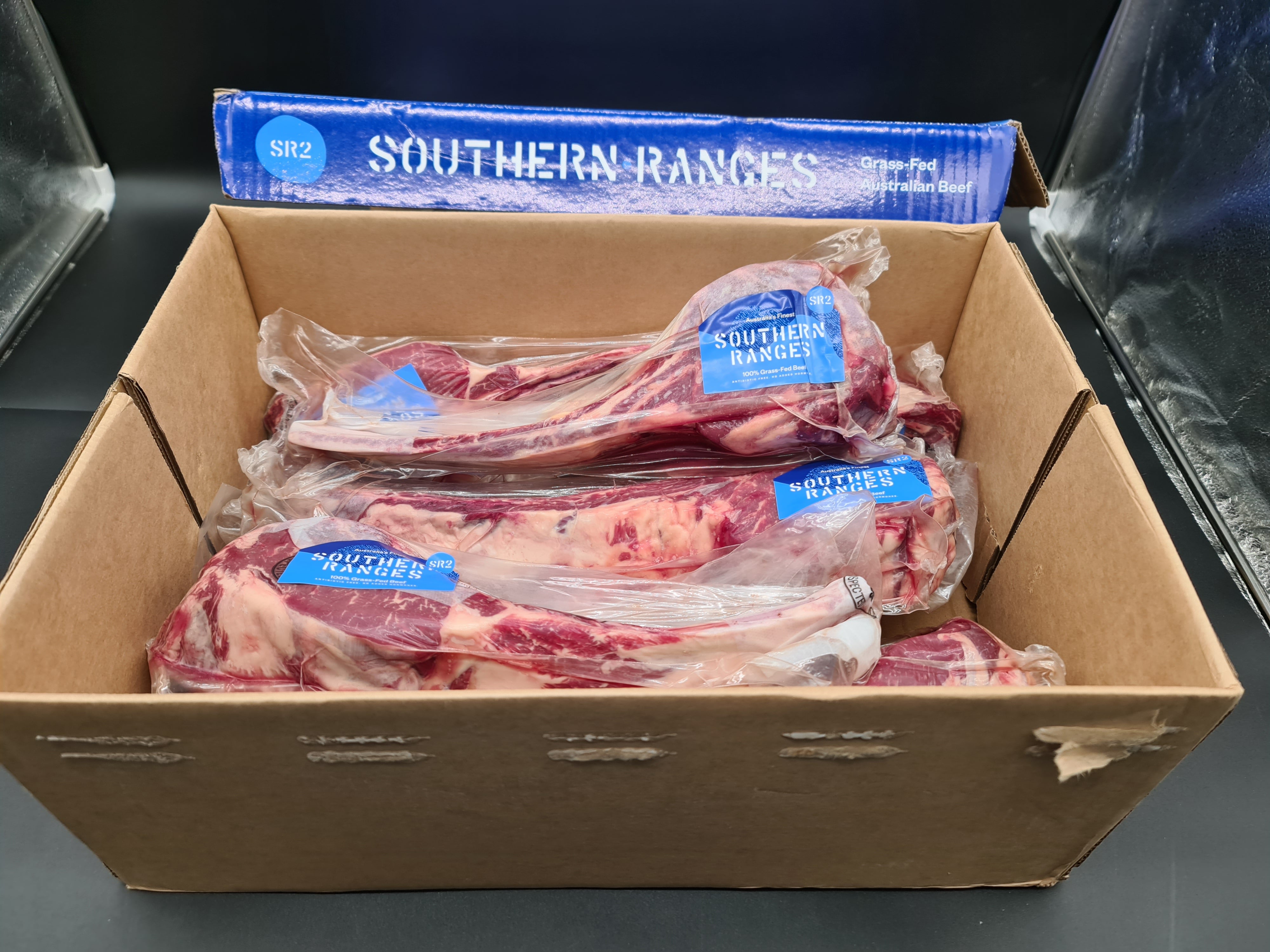 FROZEN Oven-Prepared Rib (Tomahawk) From $45/kg – 100% Grass-Fed & Finished Beef MB2+ – Southern Ranges