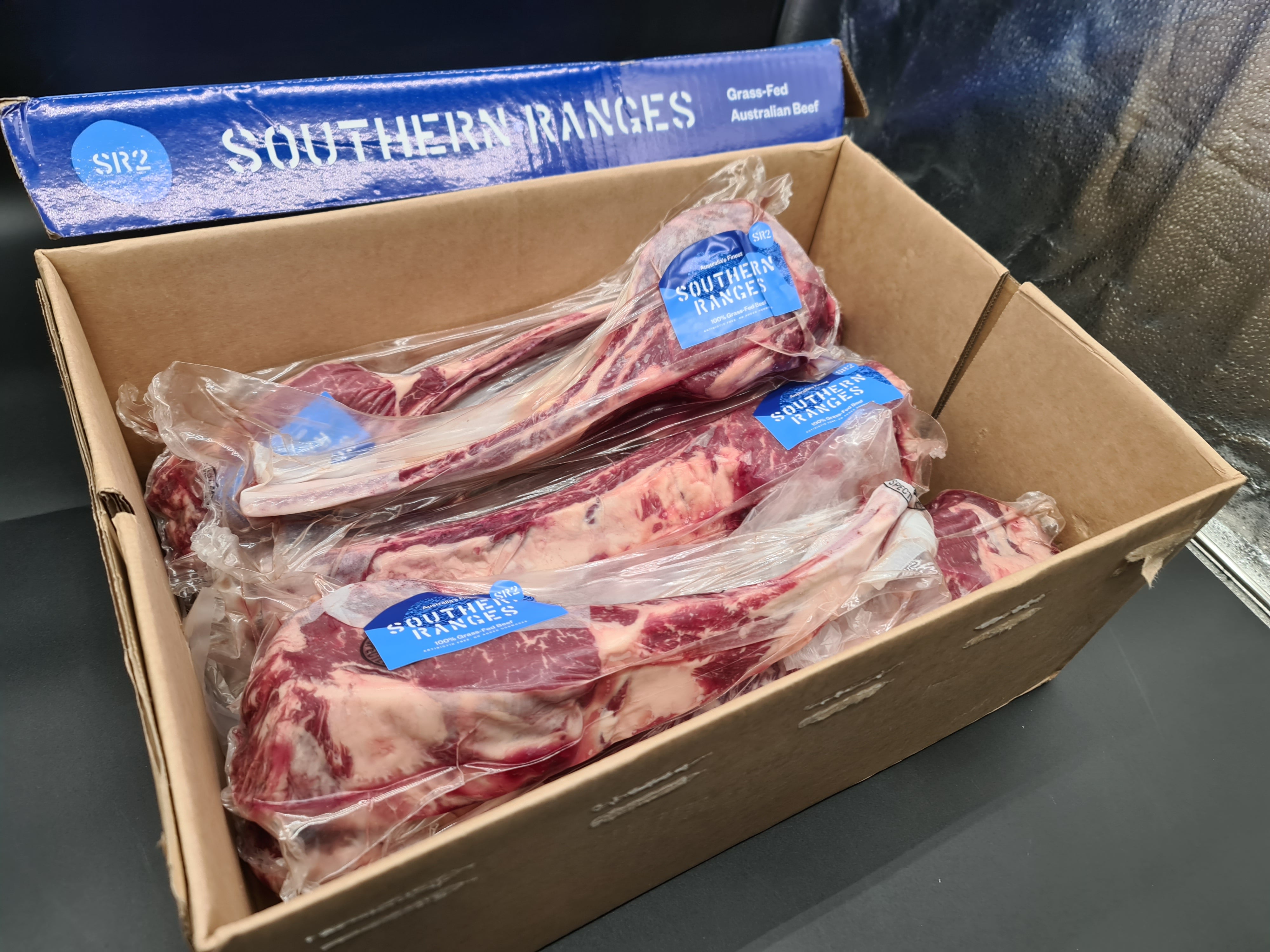 Southern Ranges Oven-prepared Rib (Tomahawk) MB2+ $62/kg
