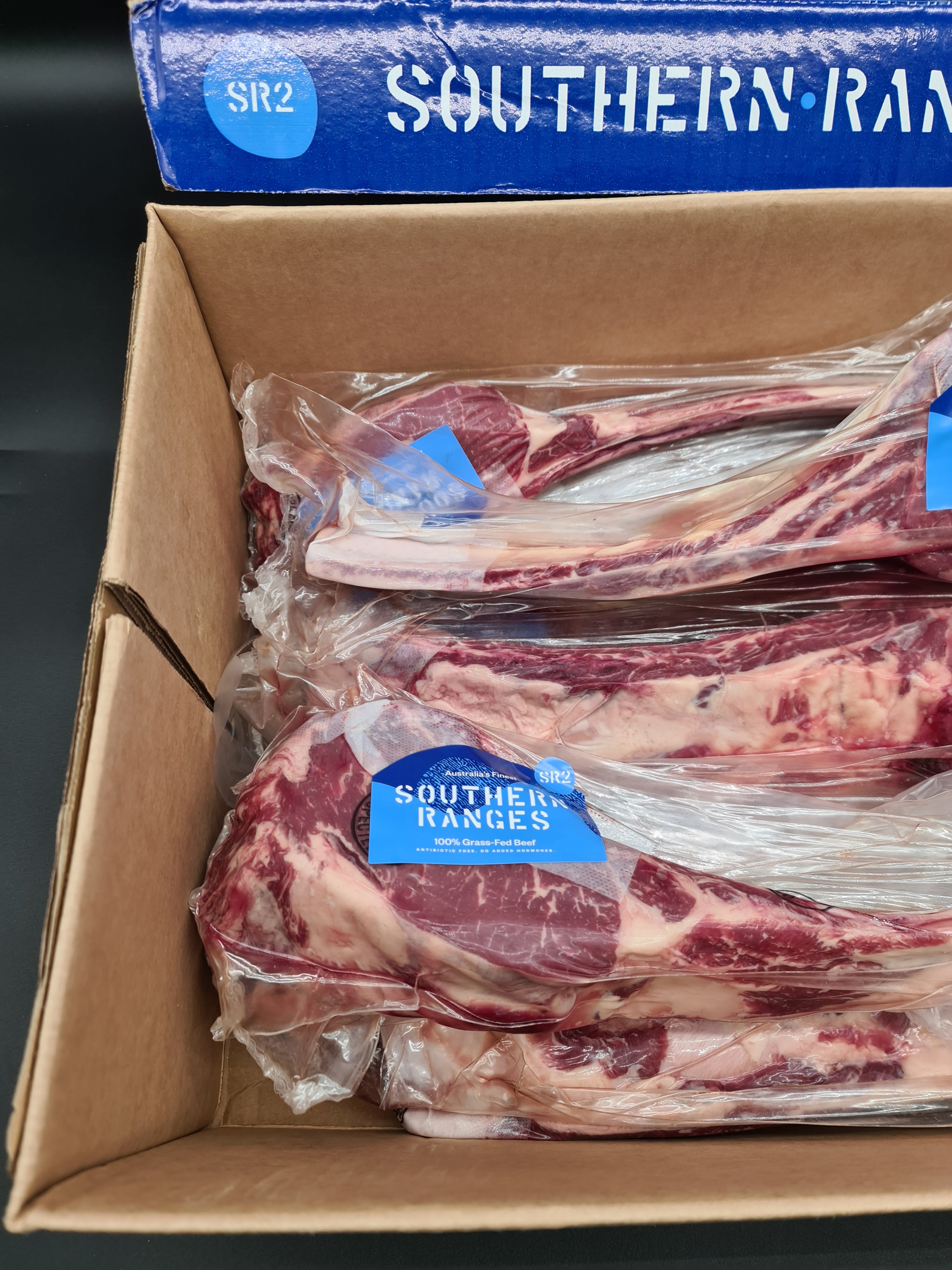 FROZEN Oven-Prepared Rib (Tomahawk) From $45/kg – 100% Grass-Fed & Finished Beef MB2+ – Southern Ranges