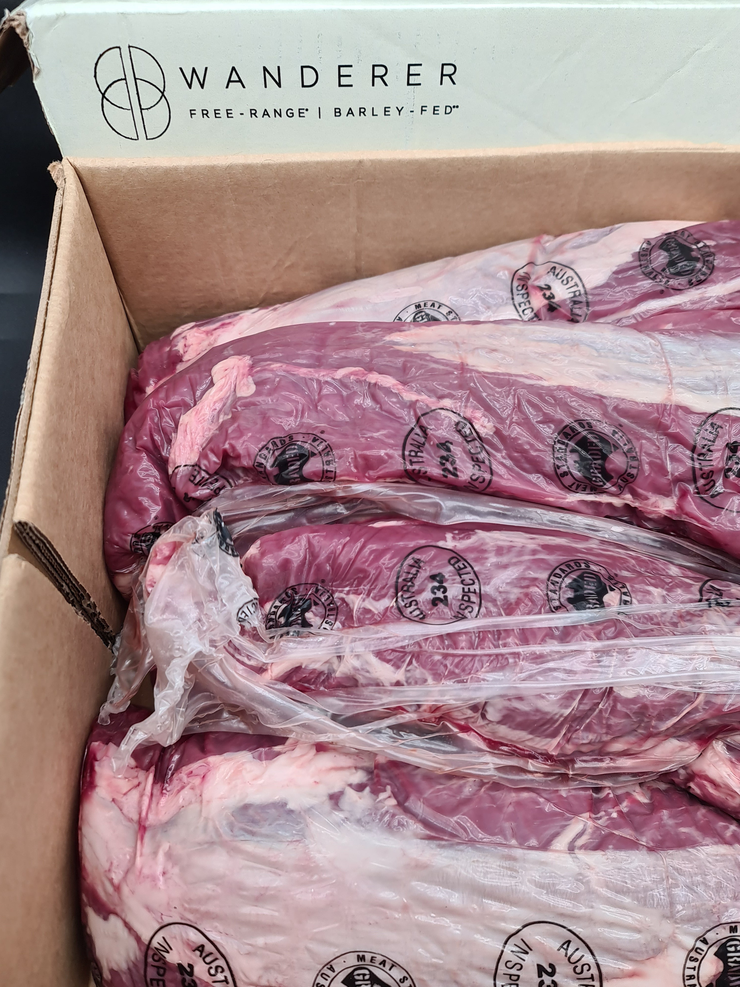 Tenderloin Eye Fillet *SPECIAL* from $69/kg (Was $80/kg) - Barley-fed Beef - Wanderer