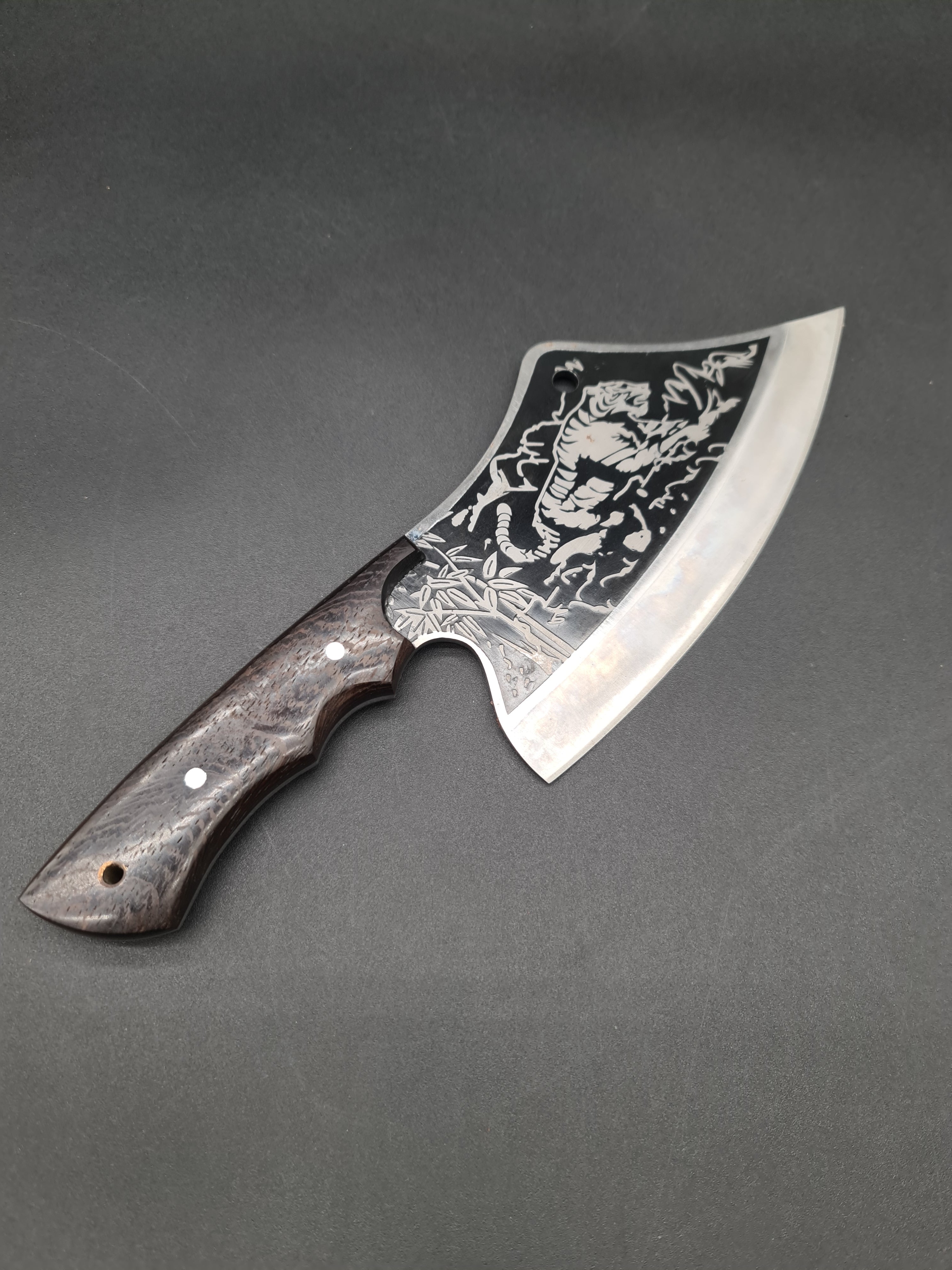 Carnivore Society Tiger Engraved Cleaver $449ea