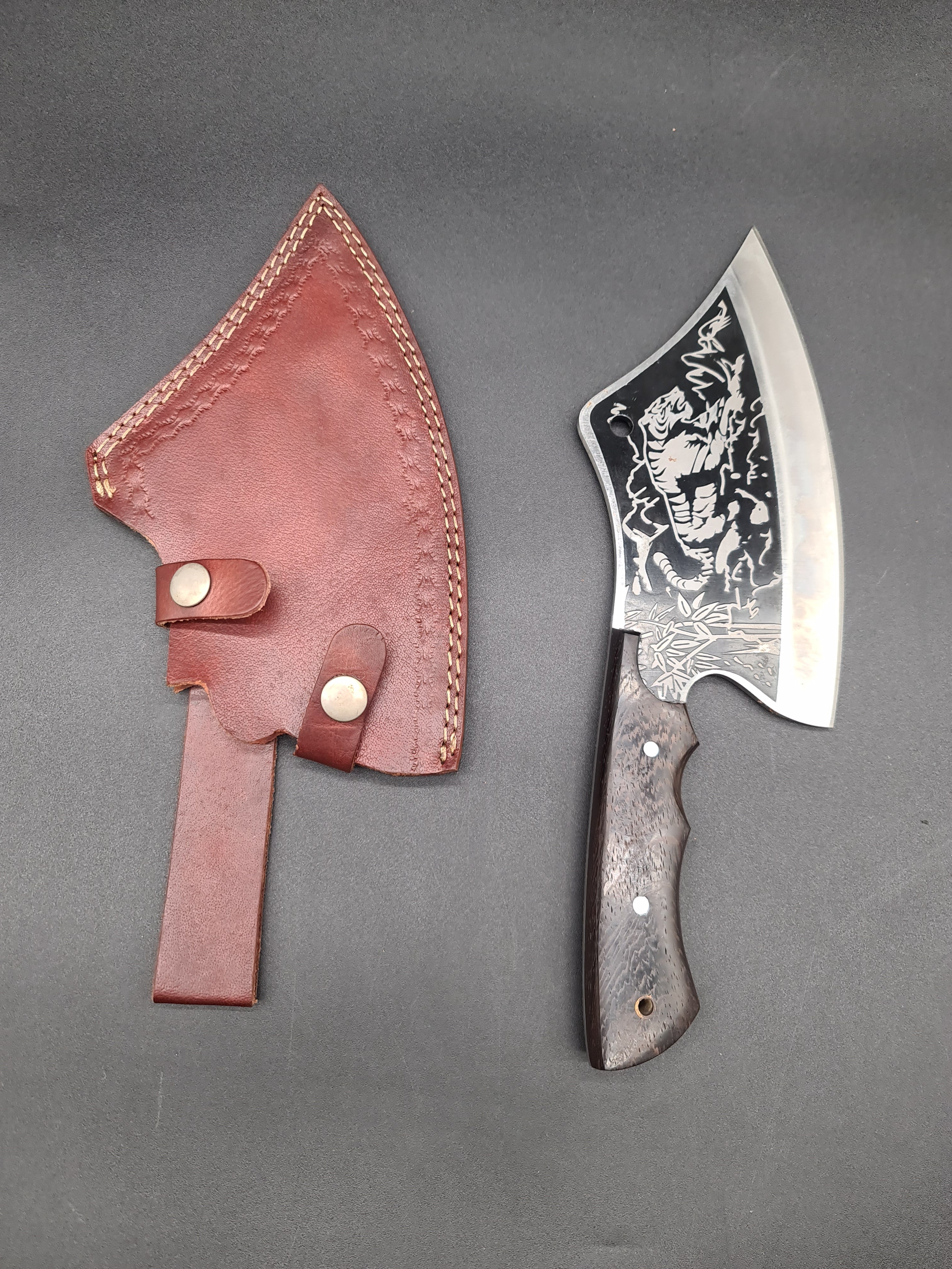 Carnivore Society Tiger Engraved Cleaver $449ea