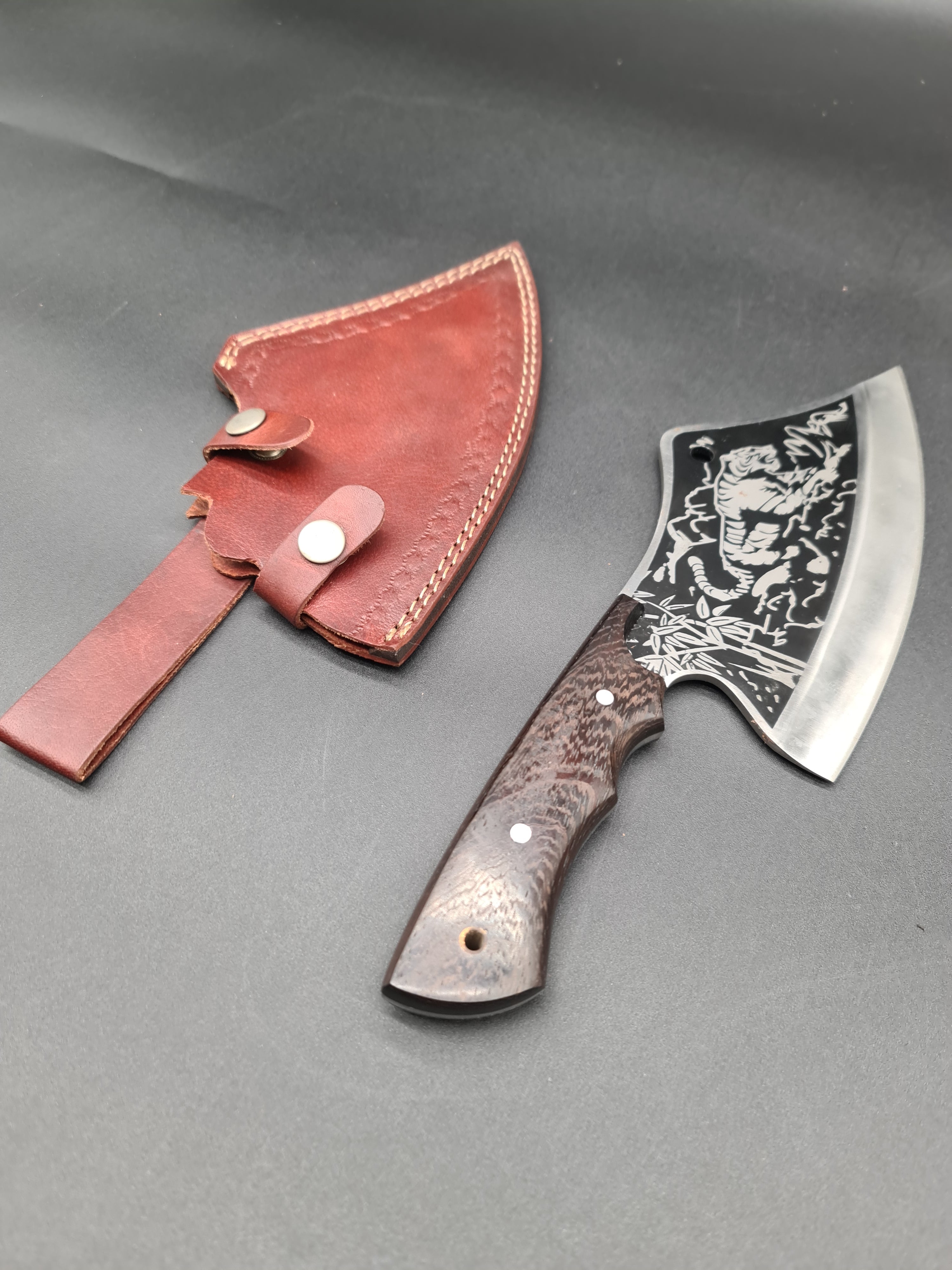 Carnivore Society Tiger Engraved Cleaver $449ea