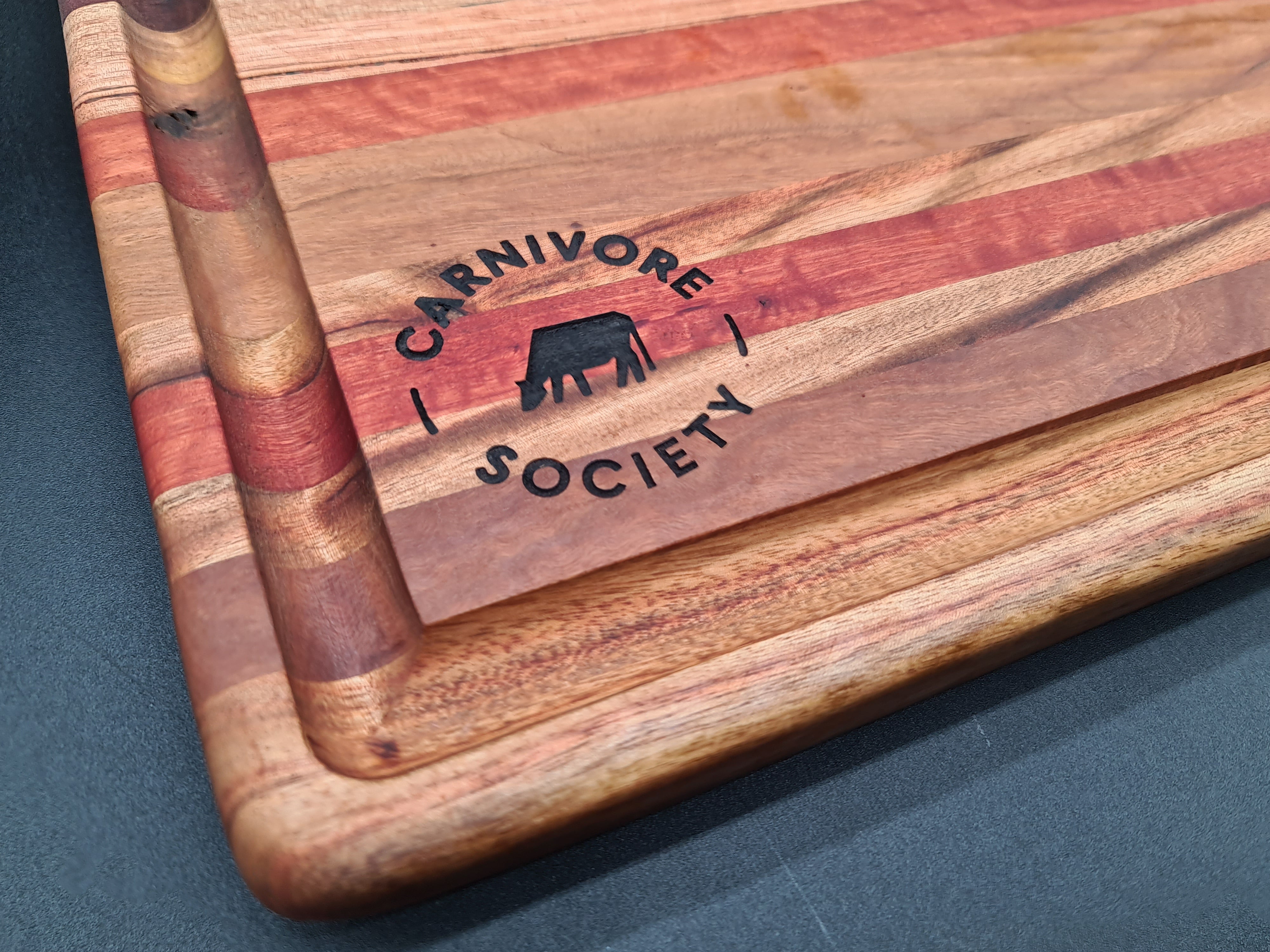 Carnivore Society Wooden Chopping Boards by Corowa Bush Furniture
