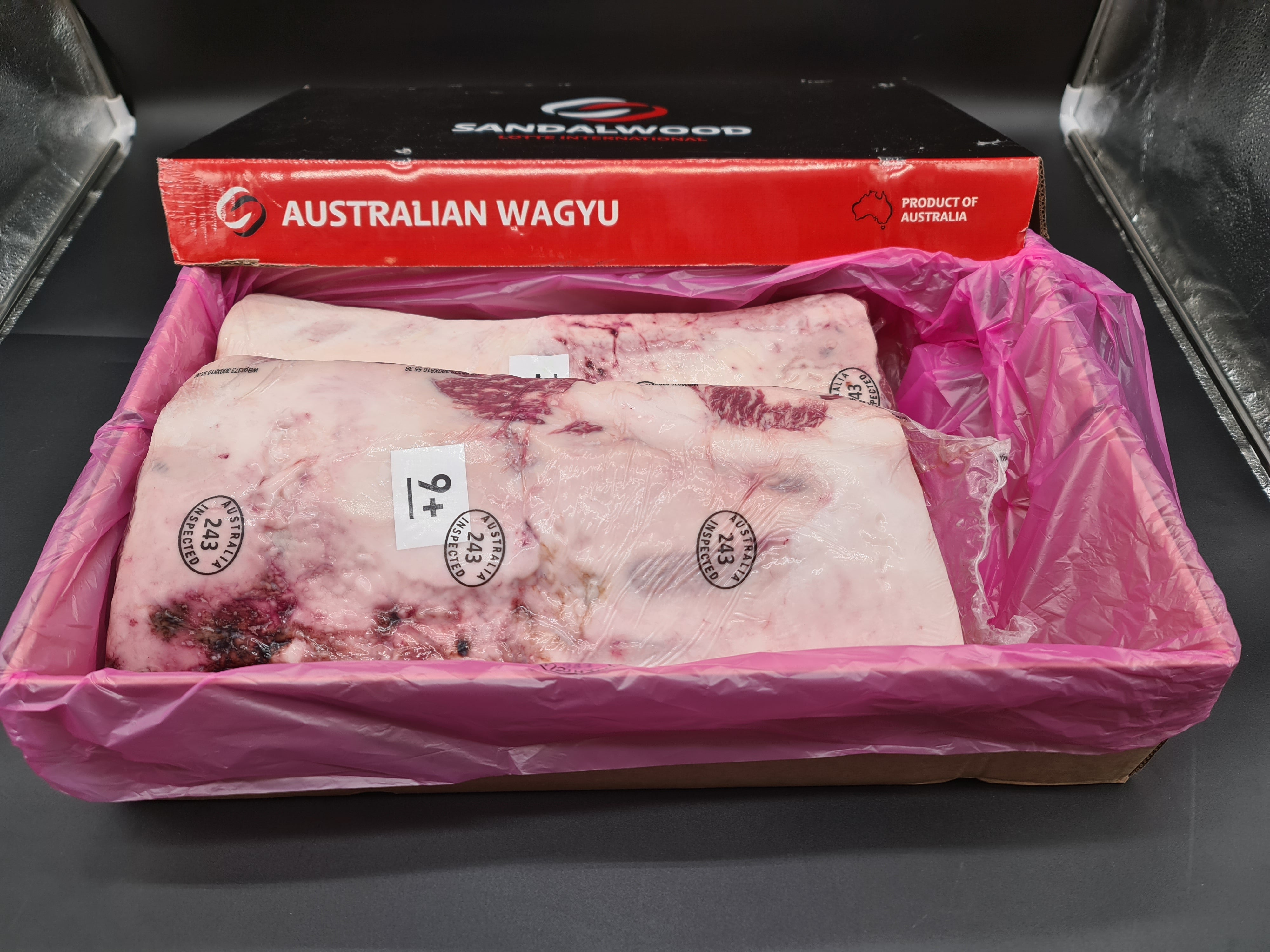 Porterhouse Striploin from $170/kg - Barley-fed Wagyu MB9+ (Methane Reduced Naturally) - Sandalwood