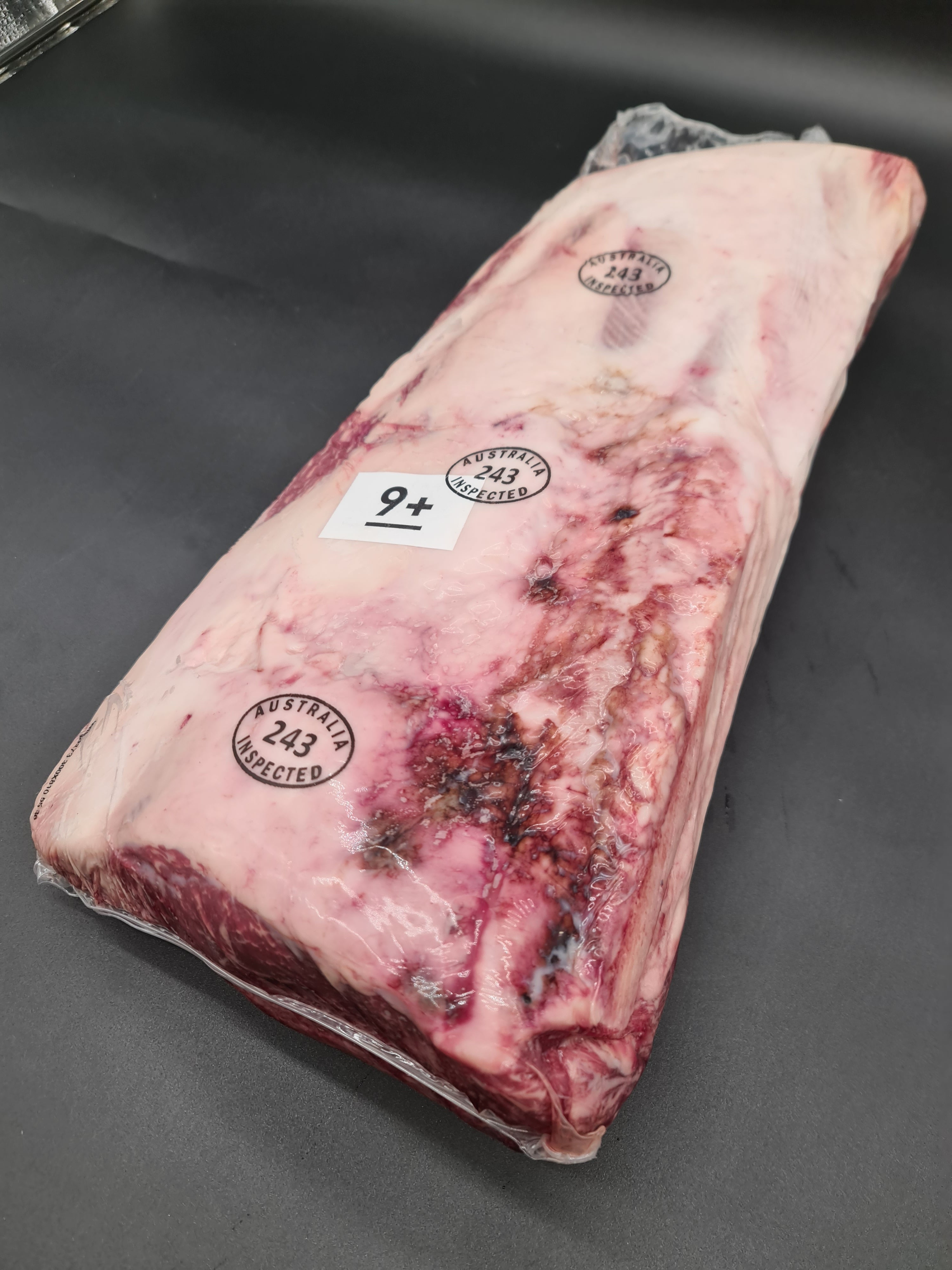 Porterhouse Striploin from $170/kg - Barley-fed Wagyu MB9+ (Methane Reduced Naturally) - Sandalwood