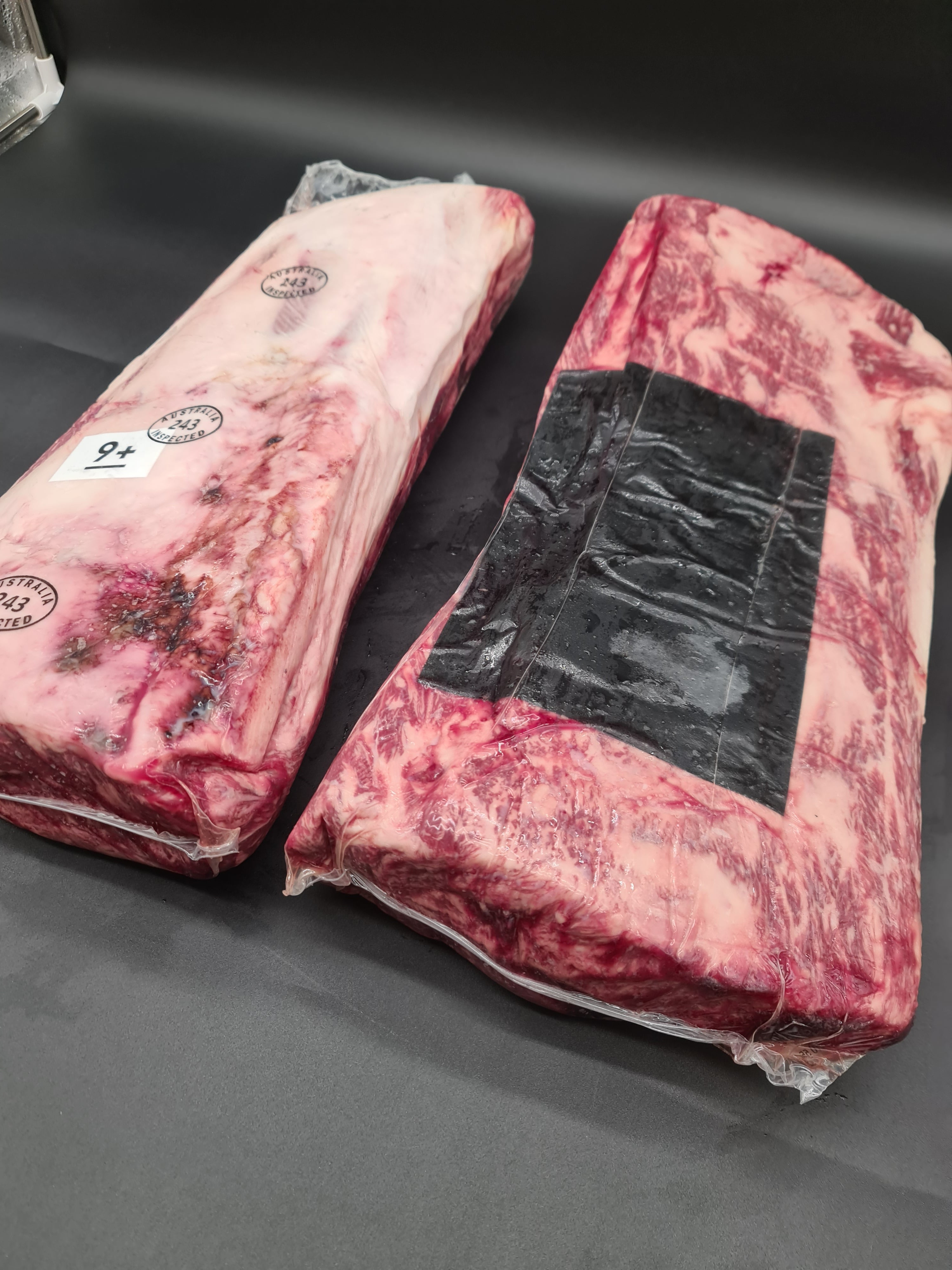 Porterhouse Striploin from $170/kg - Barley-fed Wagyu MB9+ (Methane Reduced Naturally) - Sandalwood
