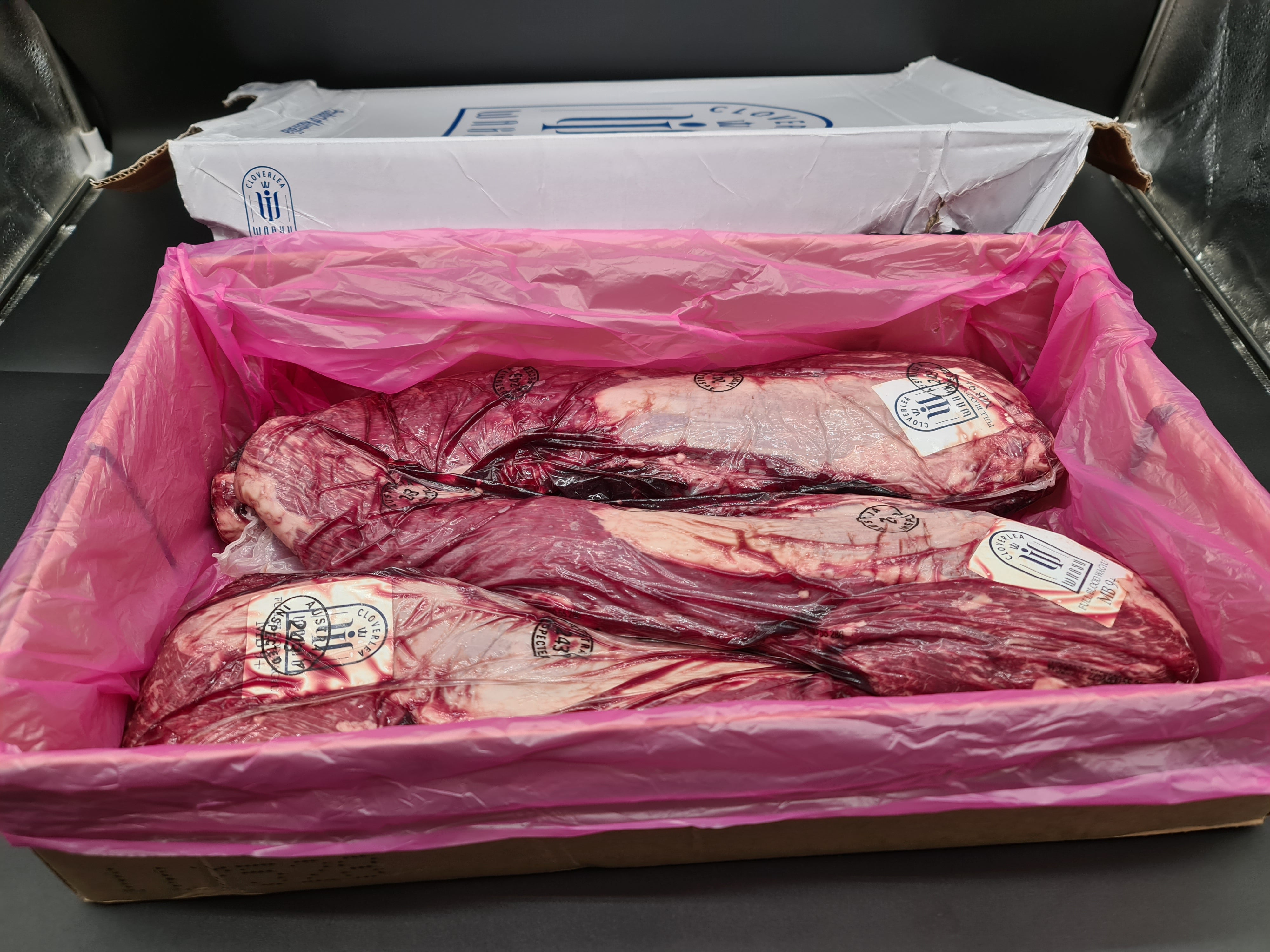 Tenderloin From *SPECIAL* $149/kg (Was $199/kg) - Grain-Fed Full Blood Wagyu MB9+ - Cloverlea