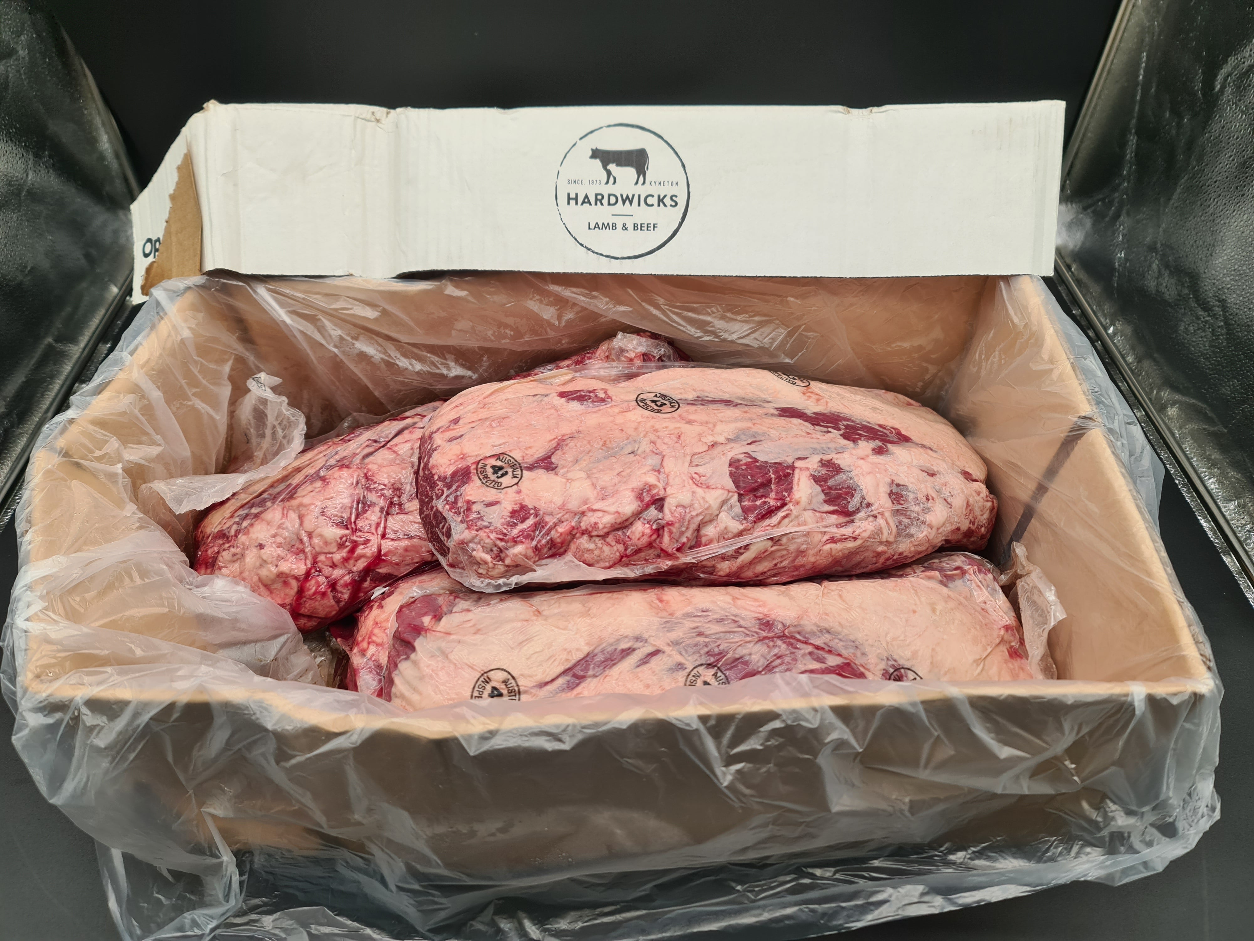 Scotch Cube Roll *SPECIAL* from $49/kg (Normally $69/kg) - Grass-fed beef MB2+ - Hardwicks