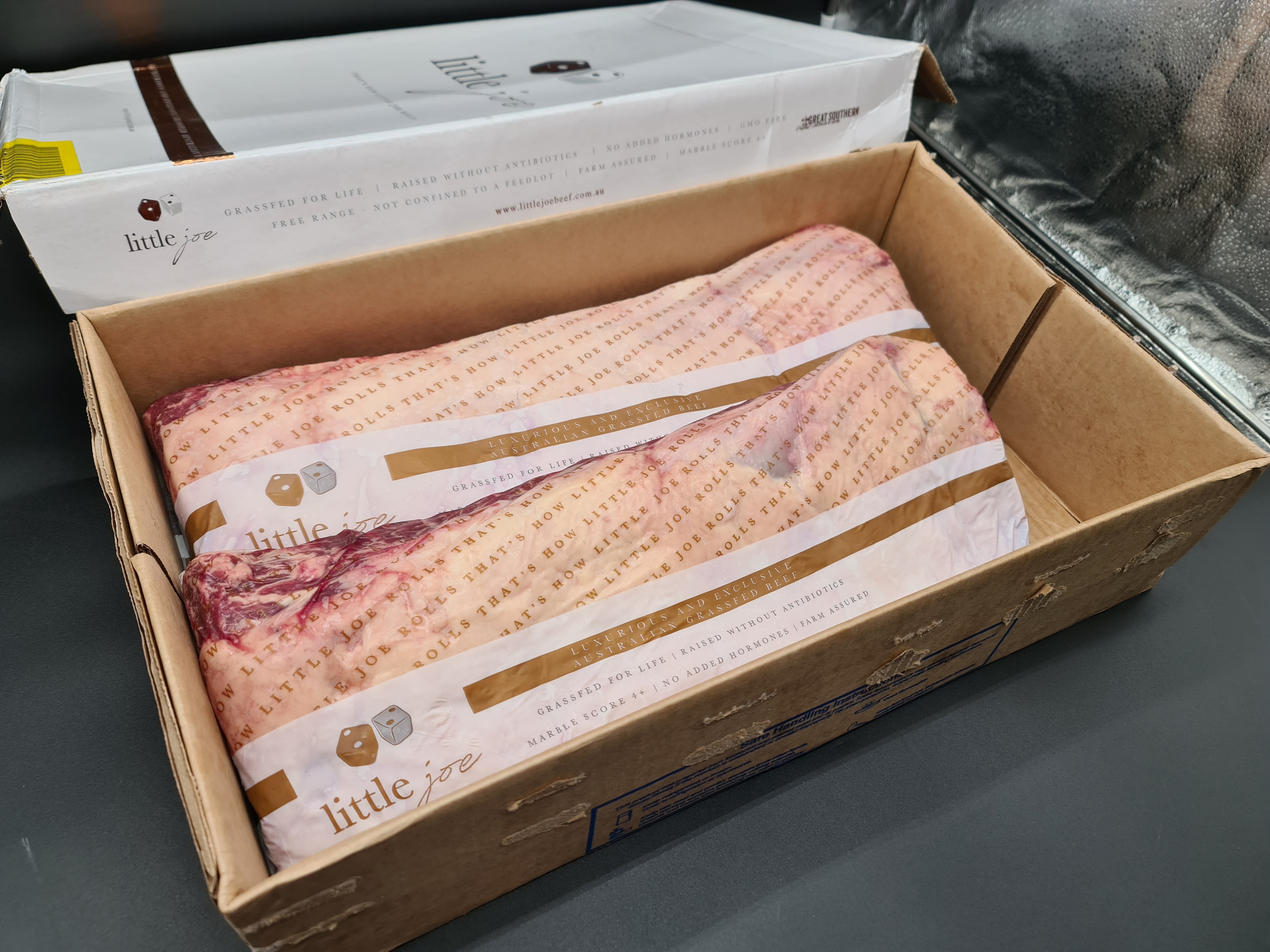 Porterhouse Striploin from $76/kg - 100% Grass-fed and finished MB4+ - Little Joe