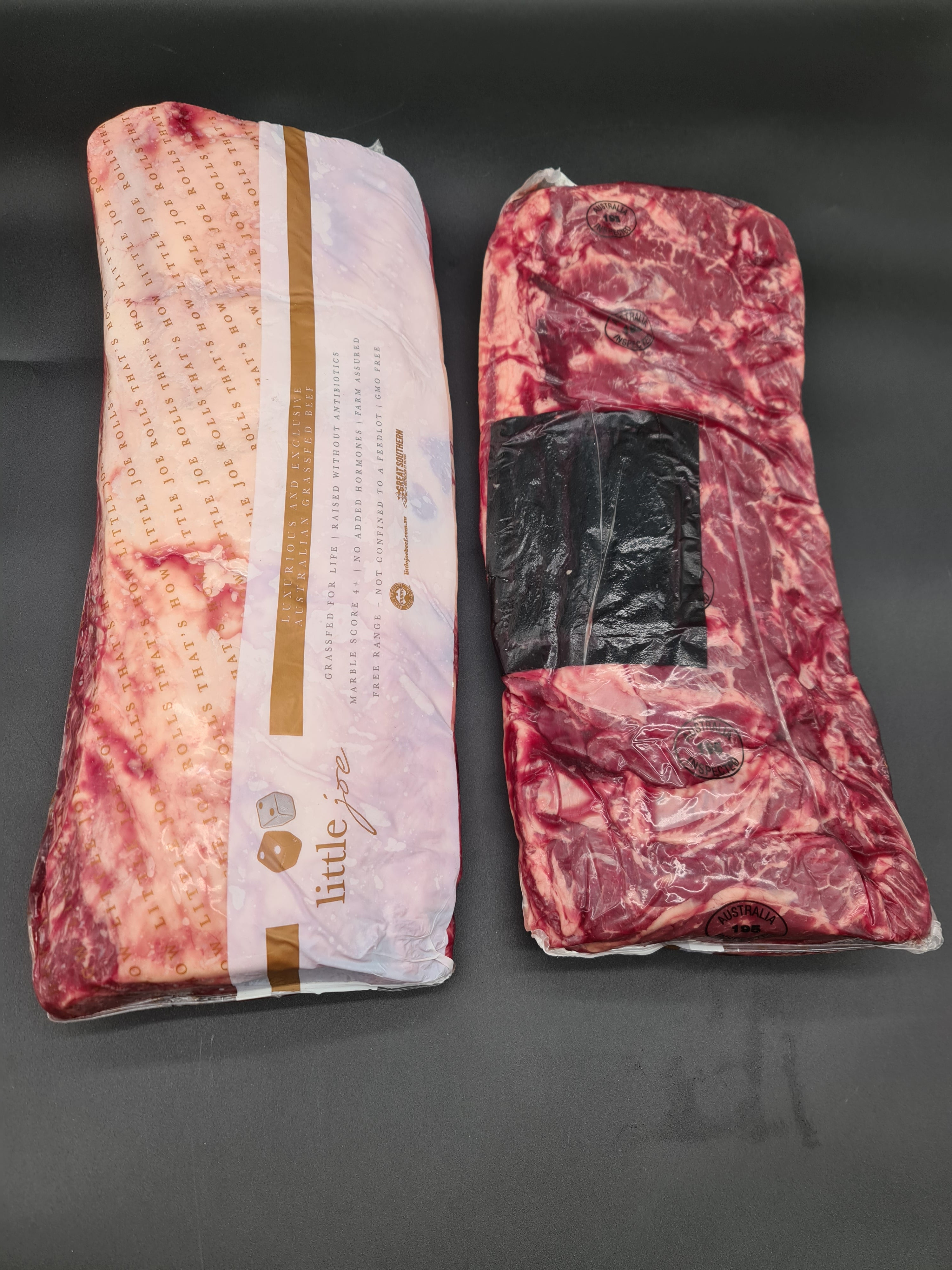 Porterhouse Striploin from $76/kg - 100% Grass-fed and finished MB4+ - Little Joe
