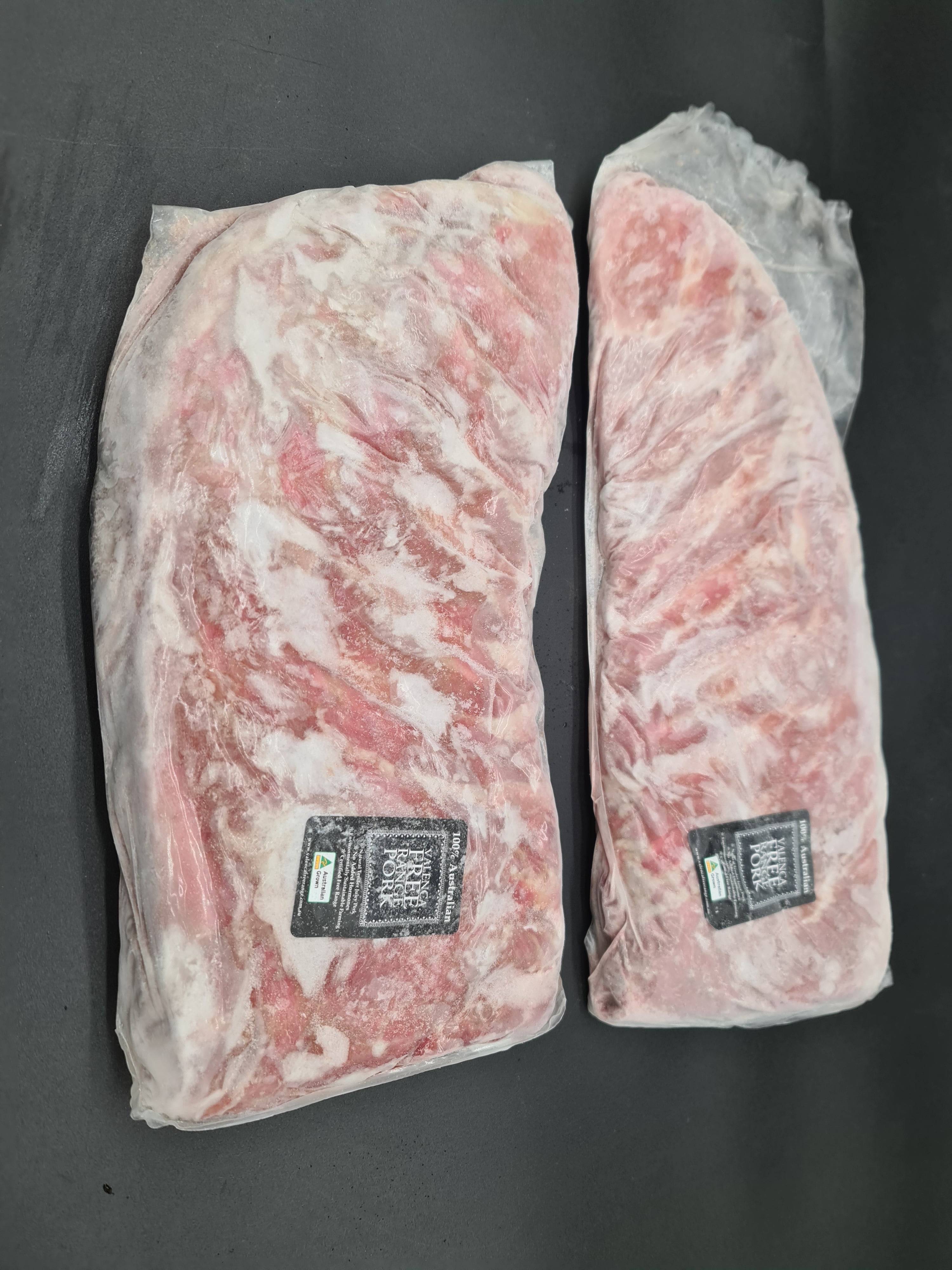 FROZEN Valenca Free Range Pork - Ribs - $19/kg