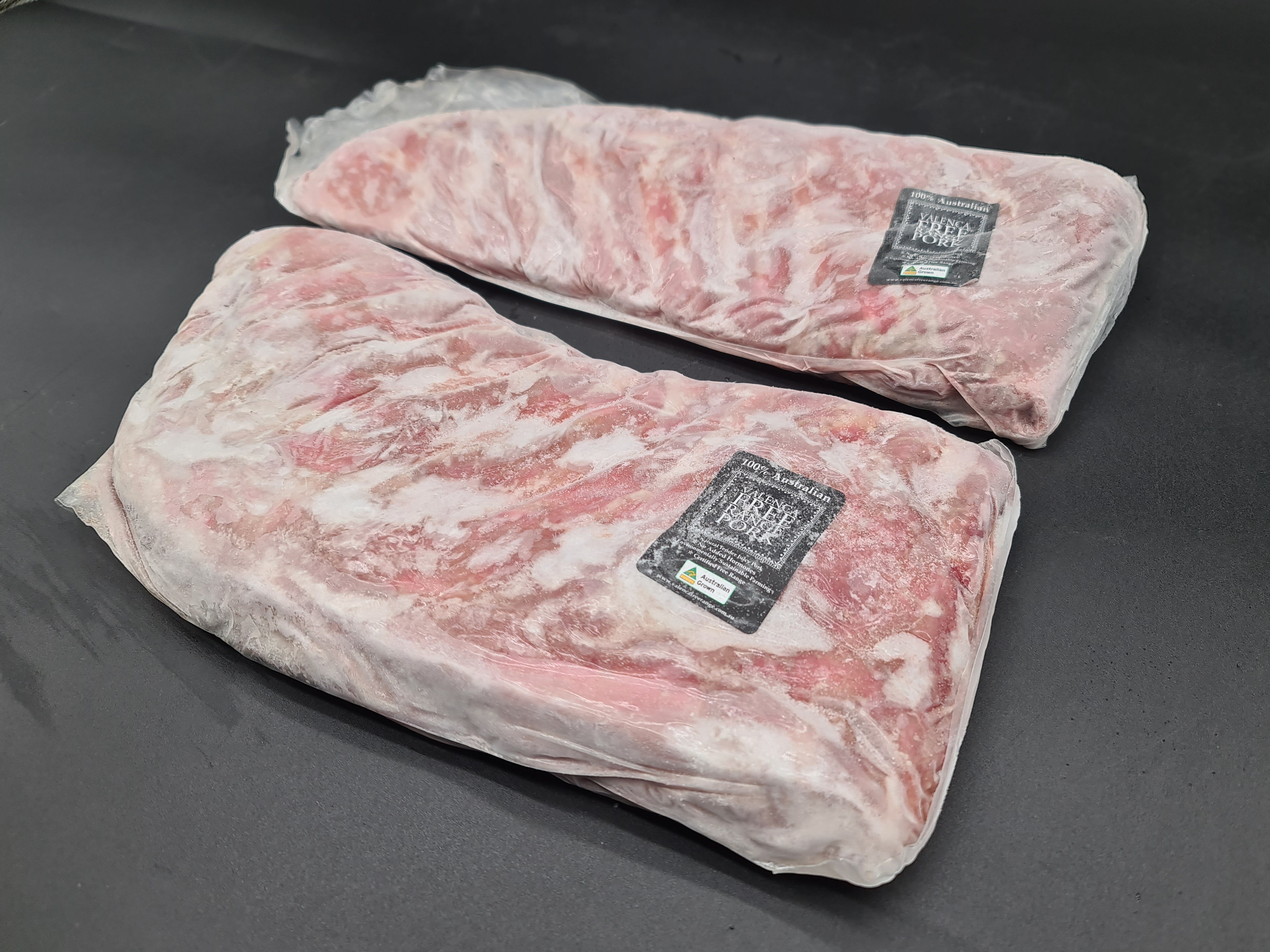 FROZEN Valenca Free Range Pork - Ribs - $19/kg