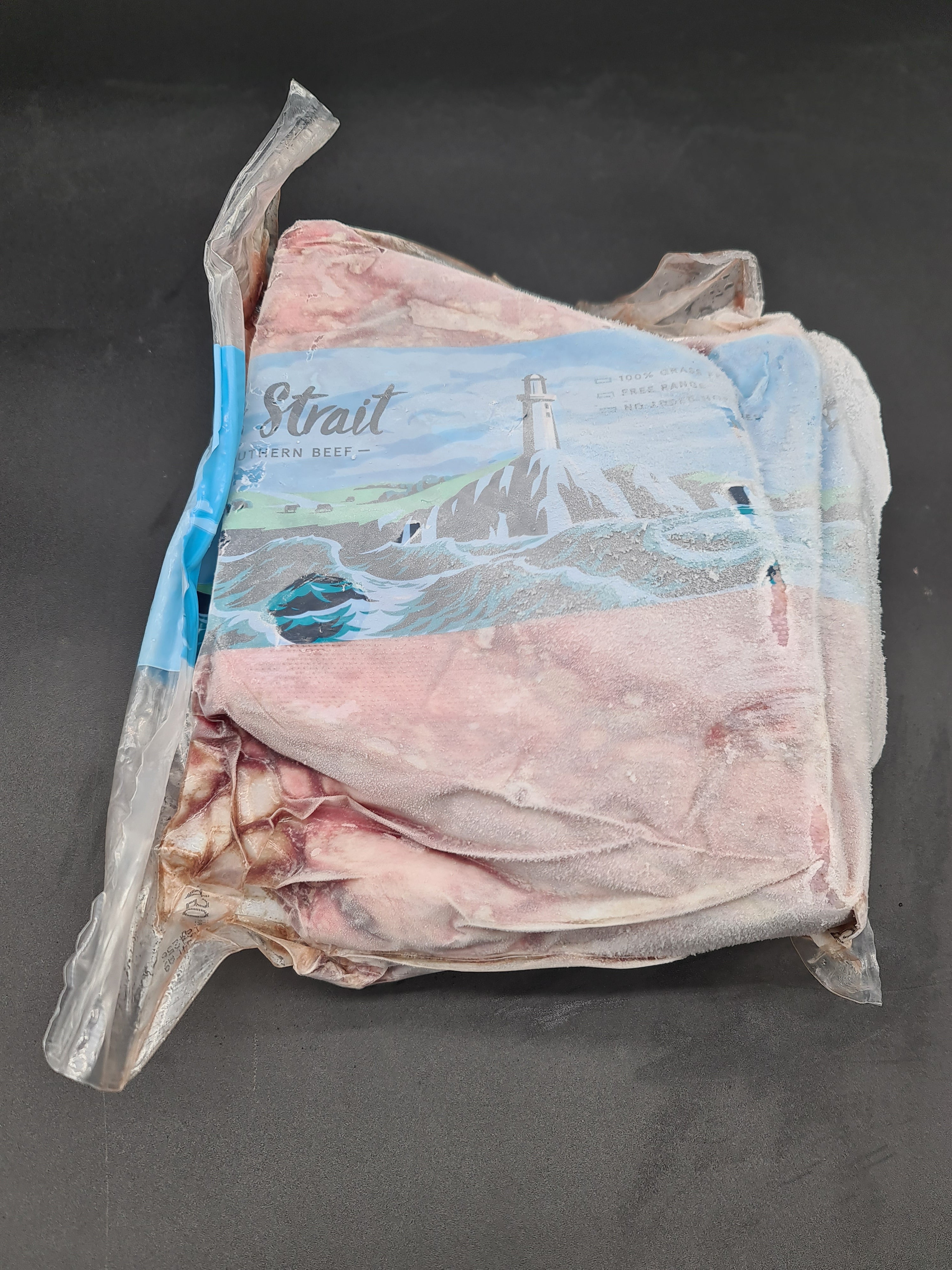 FROZEN Short Ribs From $28/kg - Grass-Fed Beef MB3+ - Bass Strait