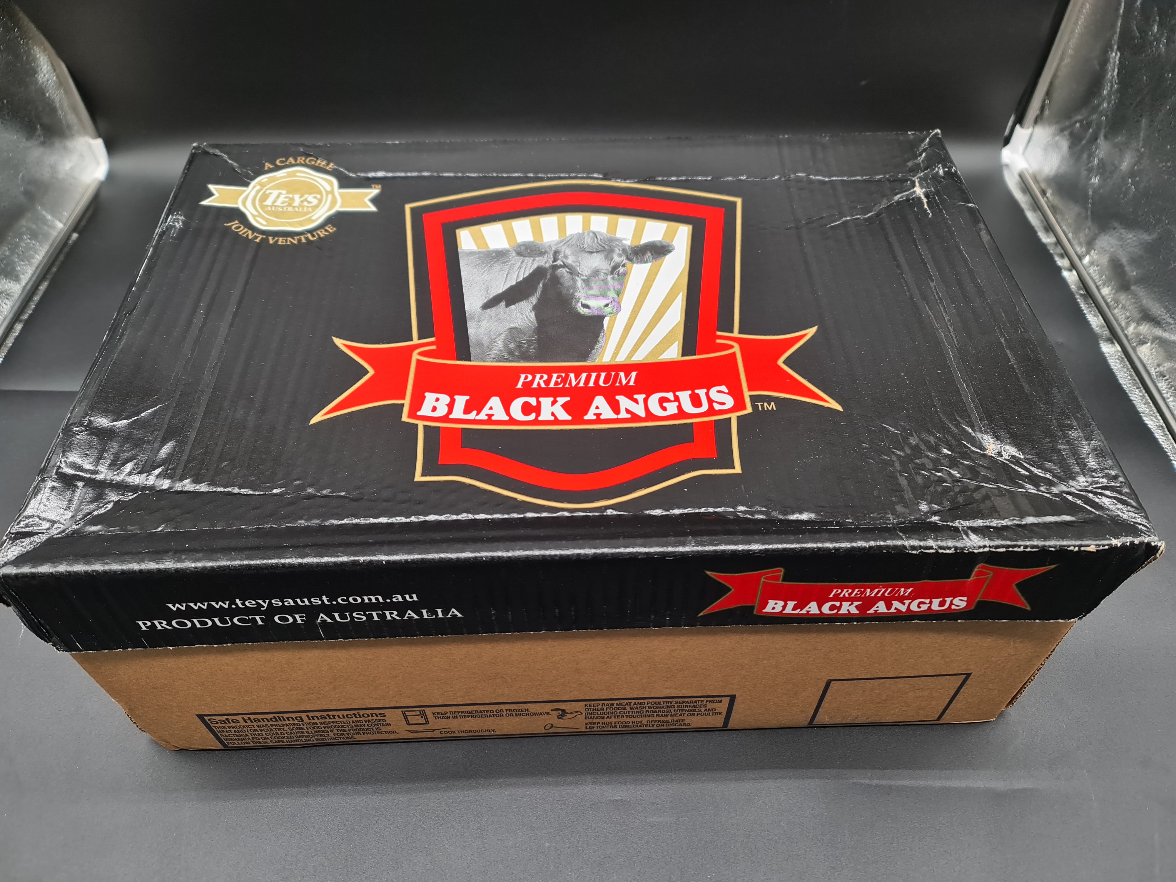 Porterhouse Striploin from $49/kg - Grain-fed CERTIFIED Black Angus - Teys