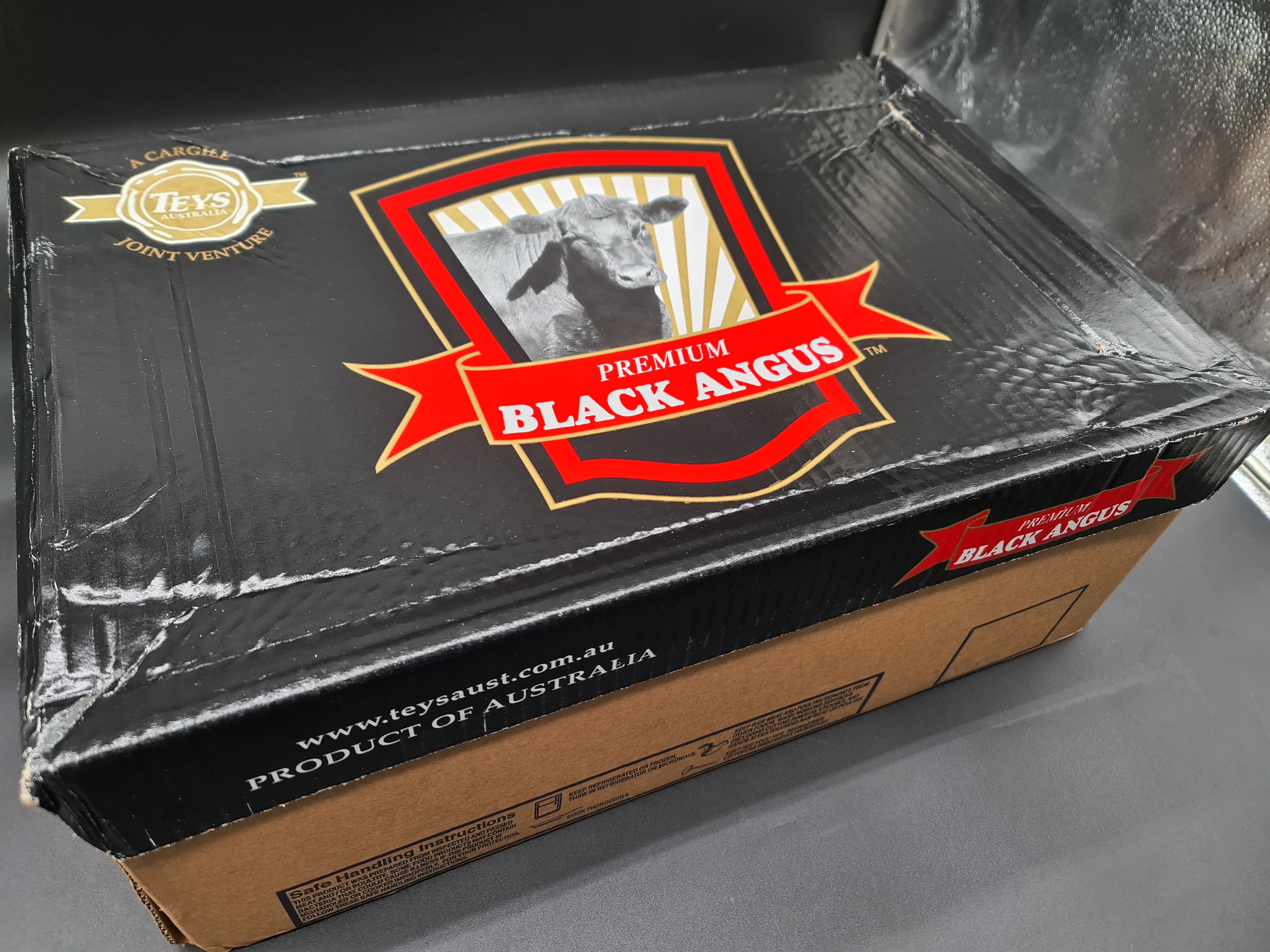 Porterhouse Striploin from $49/kg - Grain-fed CERTIFIED Black Angus - Teys
