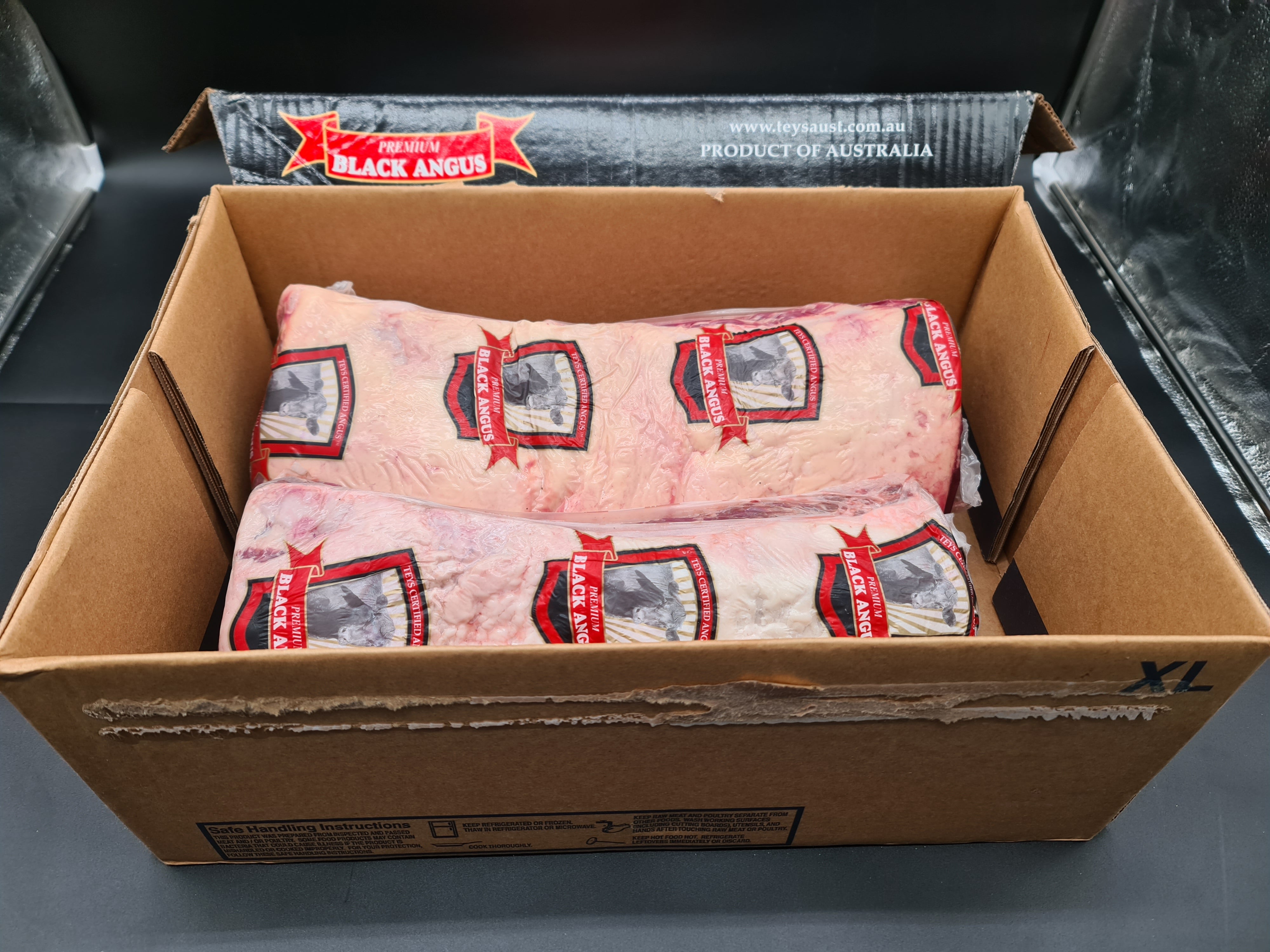 Porterhouse Striploin from $49/kg - Grain-fed CERTIFIED Black Angus - Teys