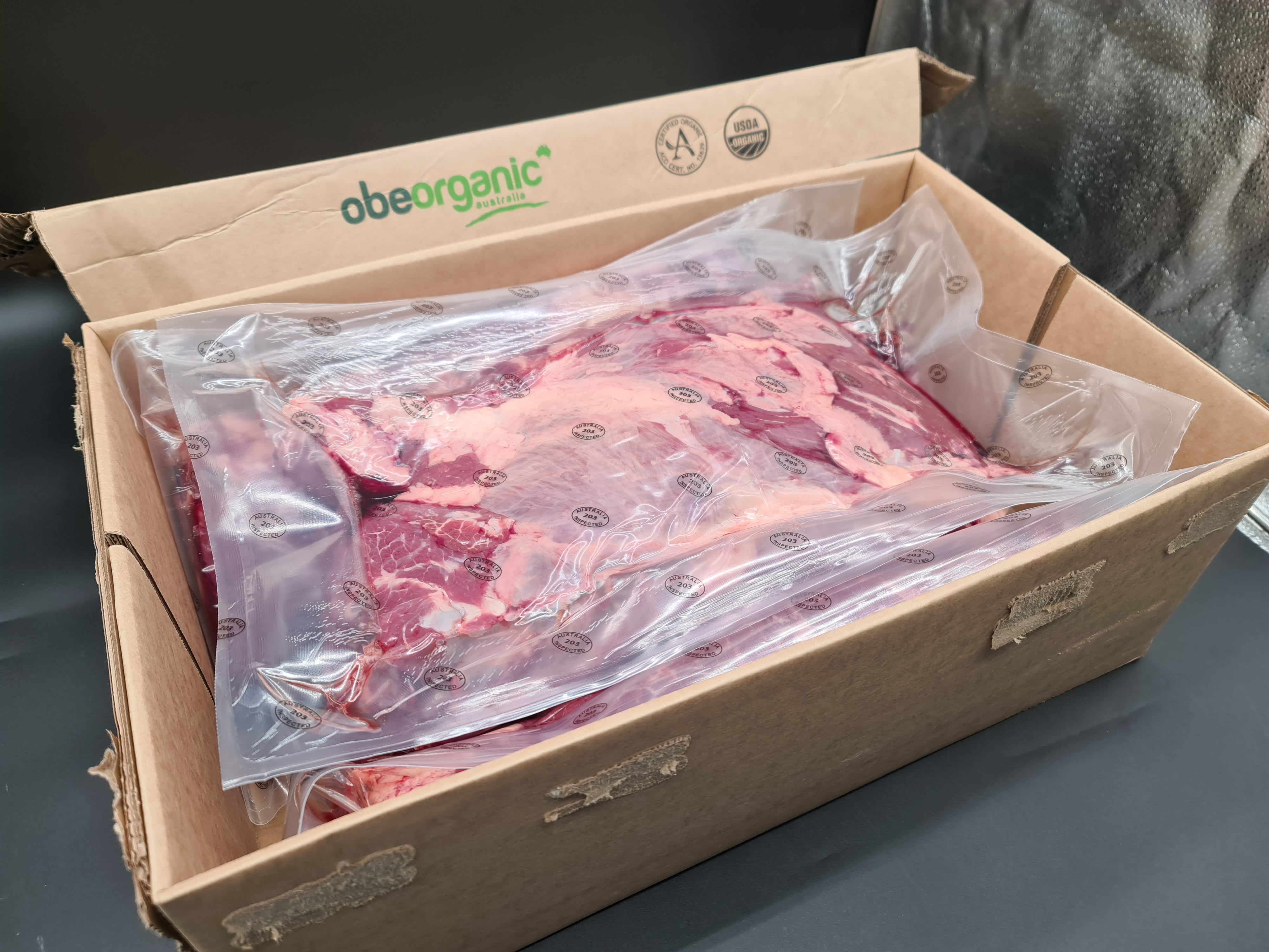 Chuck Roll from $28/kg - 100% Grass-fed and finished Organic Beef - OBE Organic