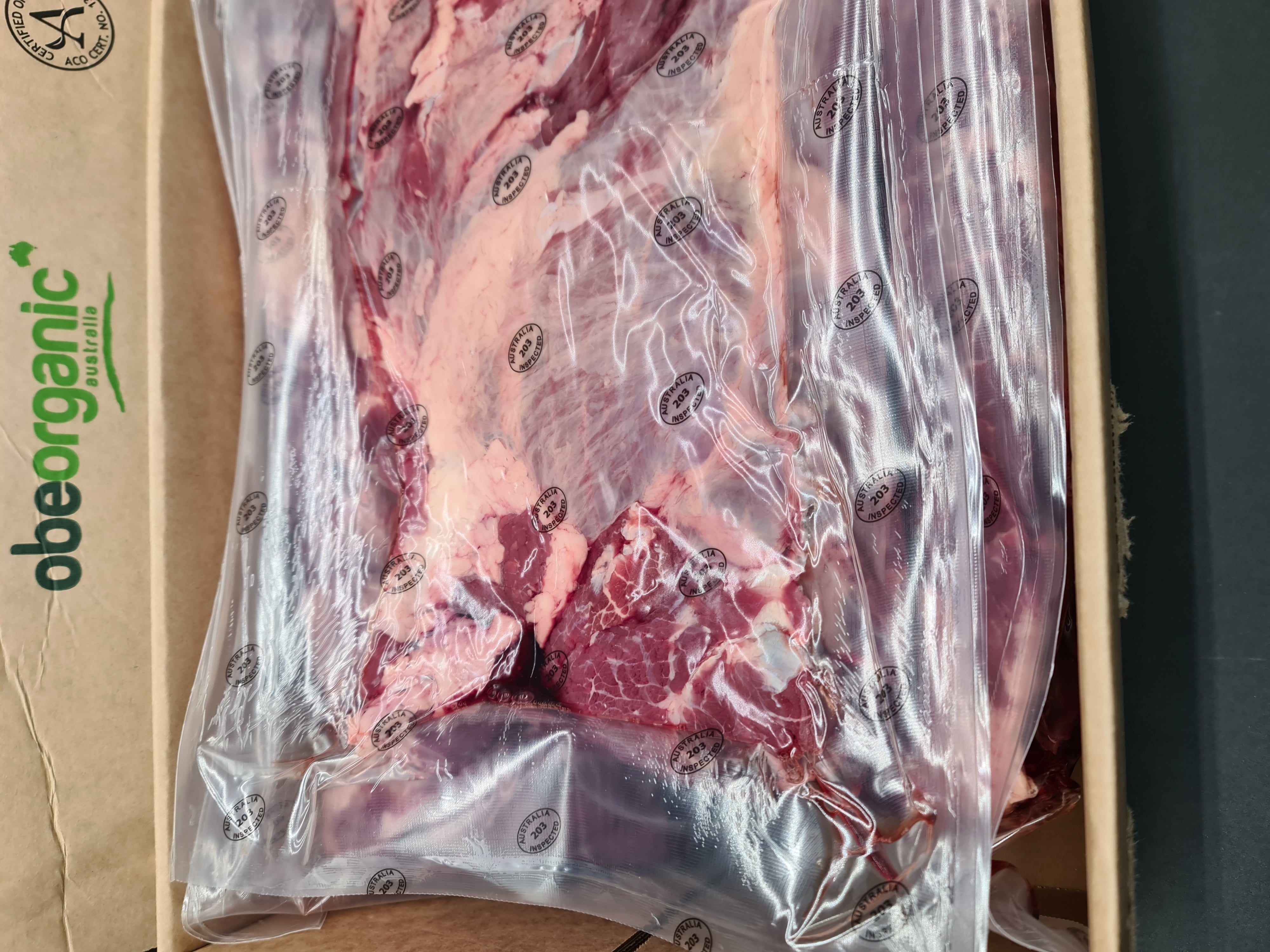 Chuck Roll from $28/kg - 100% Grass-fed and finished Organic Beef - OBE Organic