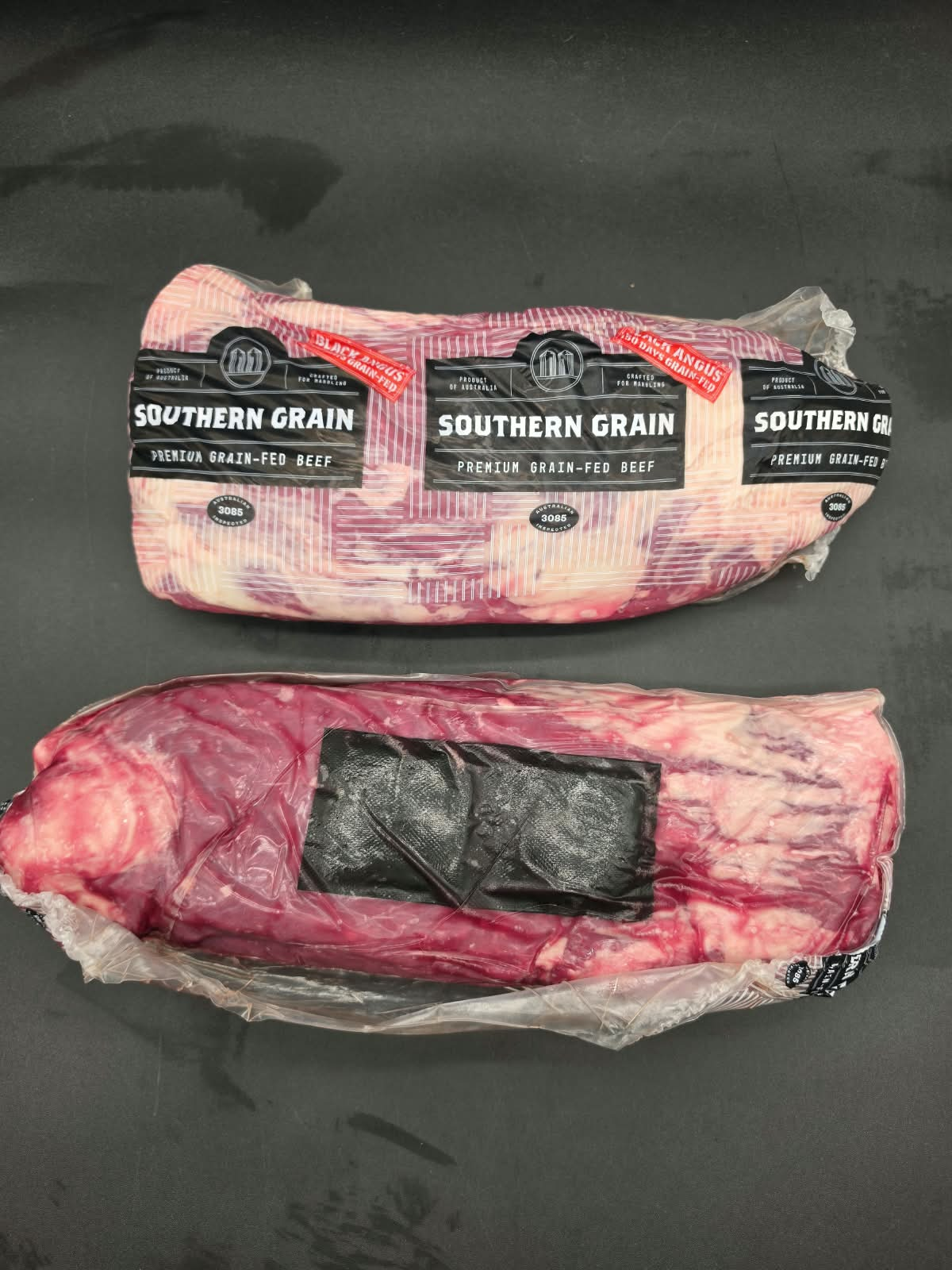 Vacuum sealed Australian flank steak for chilled delivery